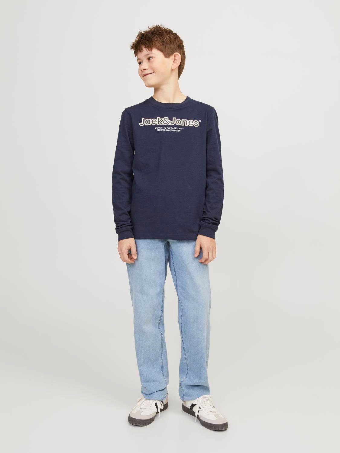 Jack & Jones Junior Regular-fit-Jeans JJICLARK JJORIG STRETCH SQ 702 NOOS JNR