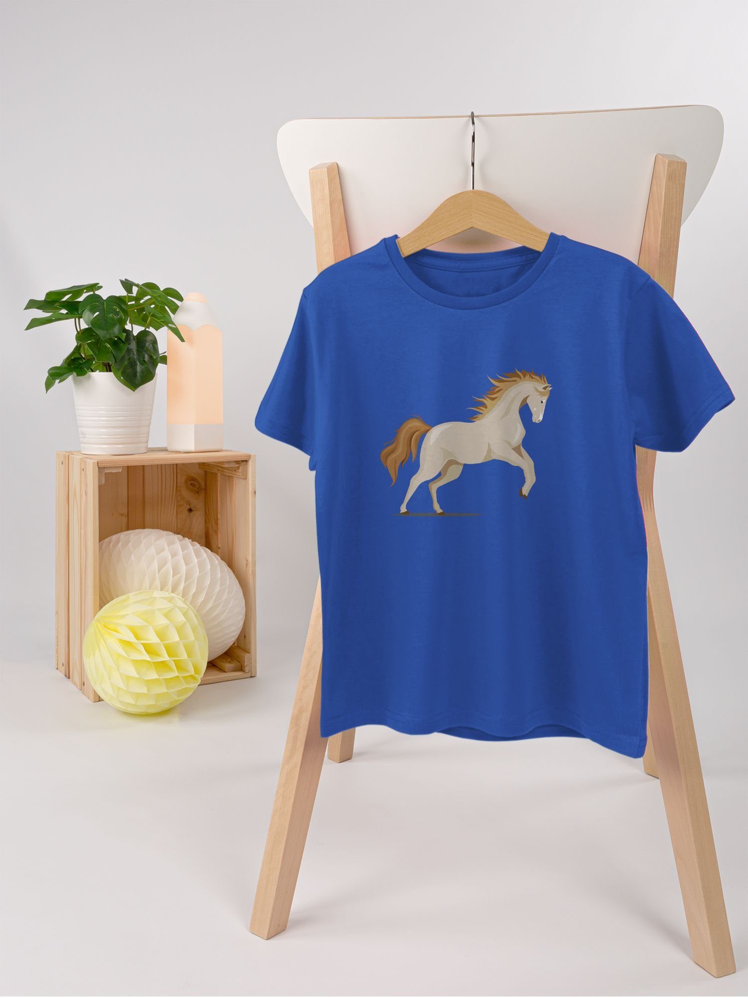 Shirtracer T-Shirt Pferd steigend I Pferde Geschenk Reiter I Pferdeliebhaber Geschenke Pf (1-tlg) Pferd