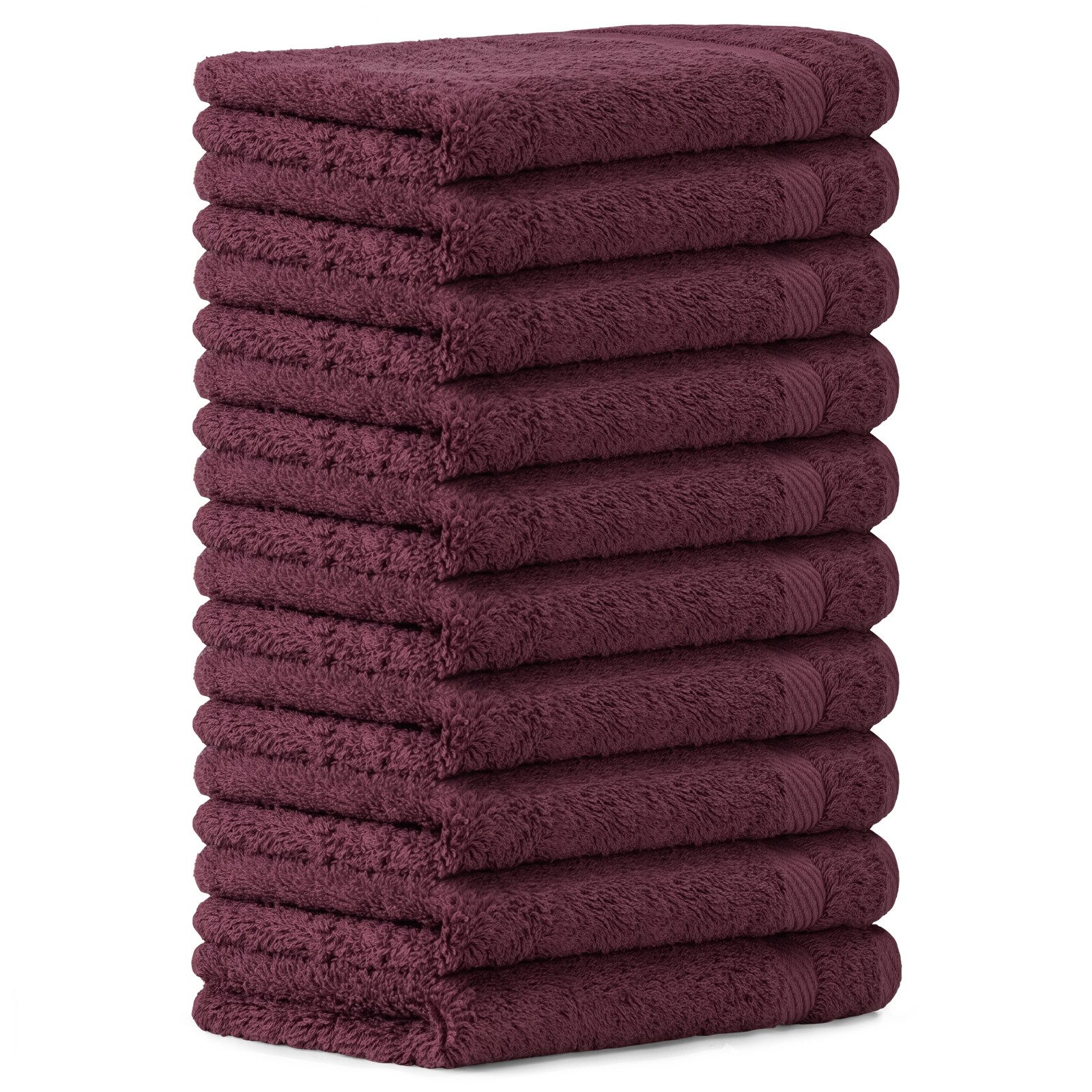 Luckytowel Gästehandtücher 30x50cm mit Aufhänger 100% günstig online kaufen