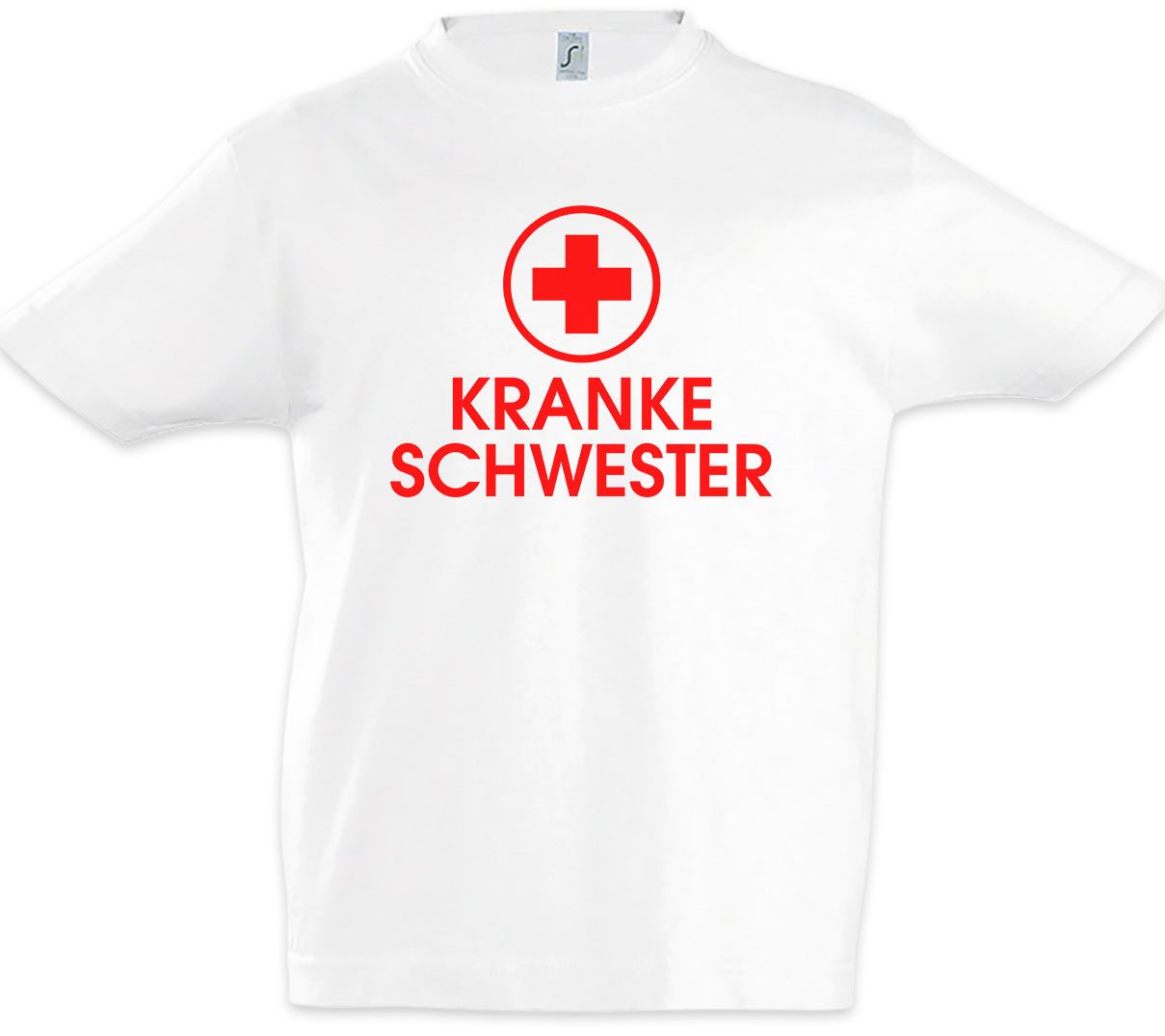 Print-Shirt Kranke Schwester Kinder T-Shirt Krankenschwester Kostüm Fasching