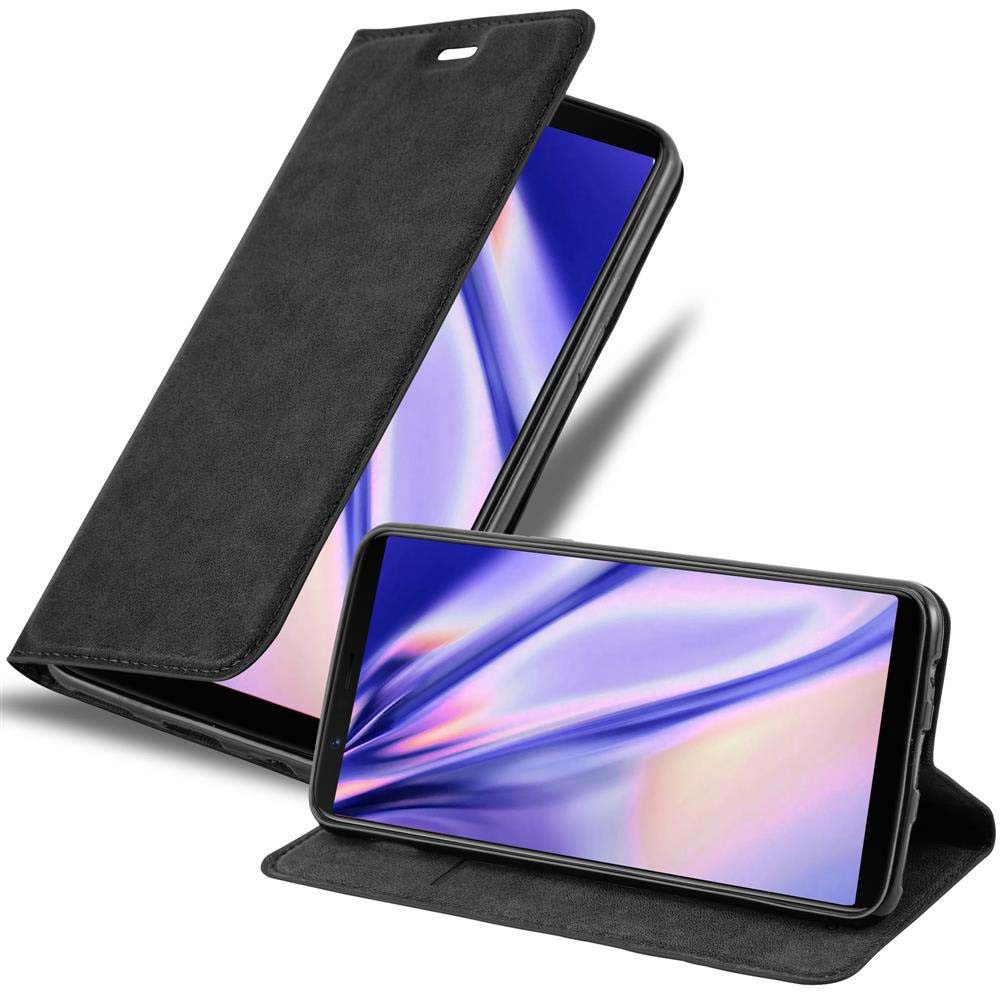 Cadorabo Handyhülle für OnePlus 5T Hülle OnePlus 5T, Hülle Schutzhülle mit Standfunktion, Magnetverschluss und Kartenfach