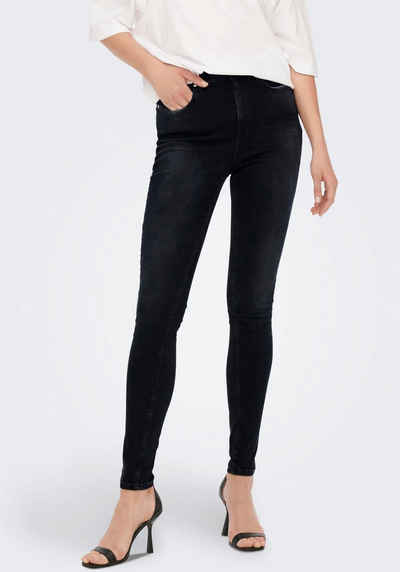 ONLY High-waist-Jeans ONLPOSH EX HW SK LONG ANK DNM