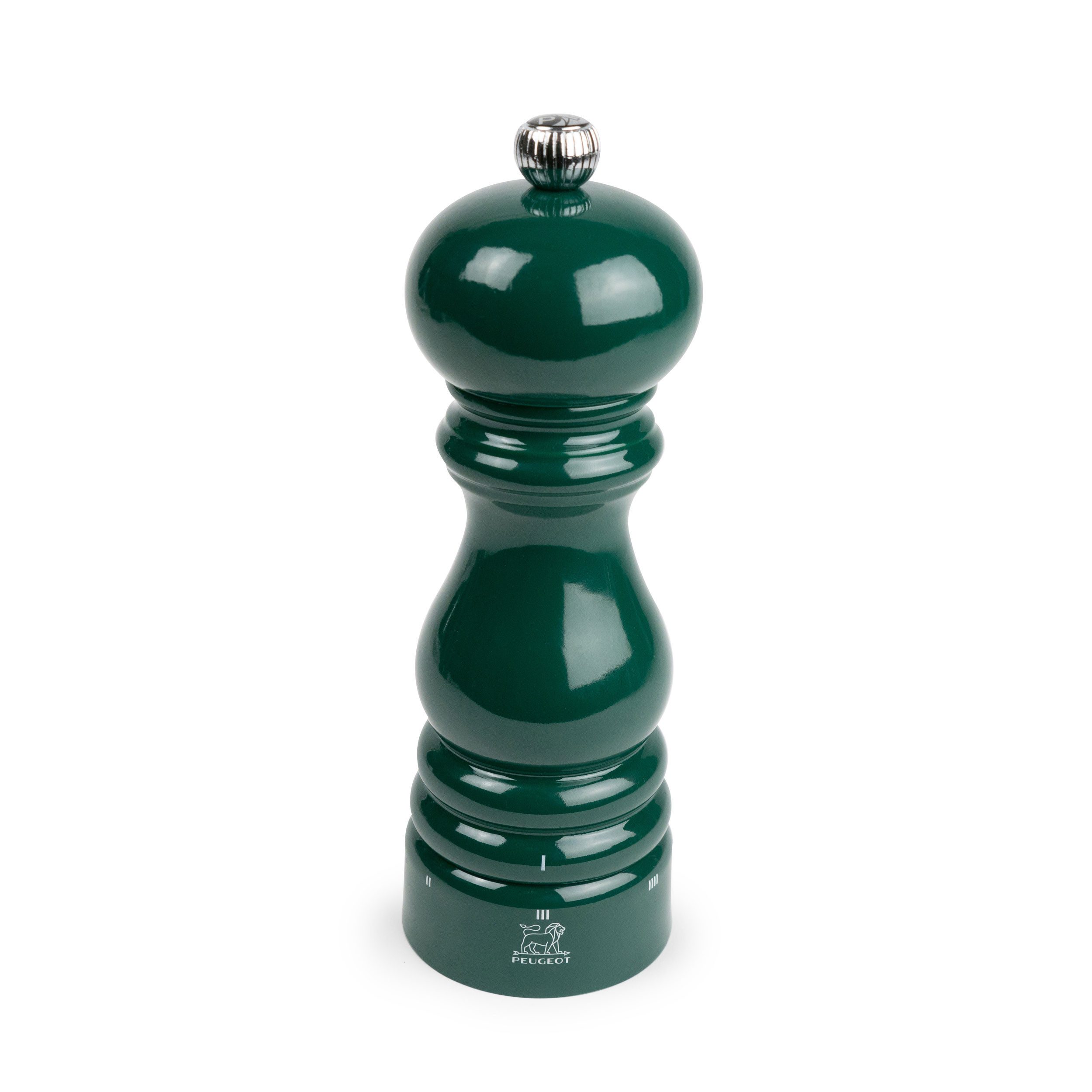 PEUGEOT Pfeffermühle PARIS 18cm Waldgrün Buchenholz uSelect Stahlmahlw Manuell Manuell