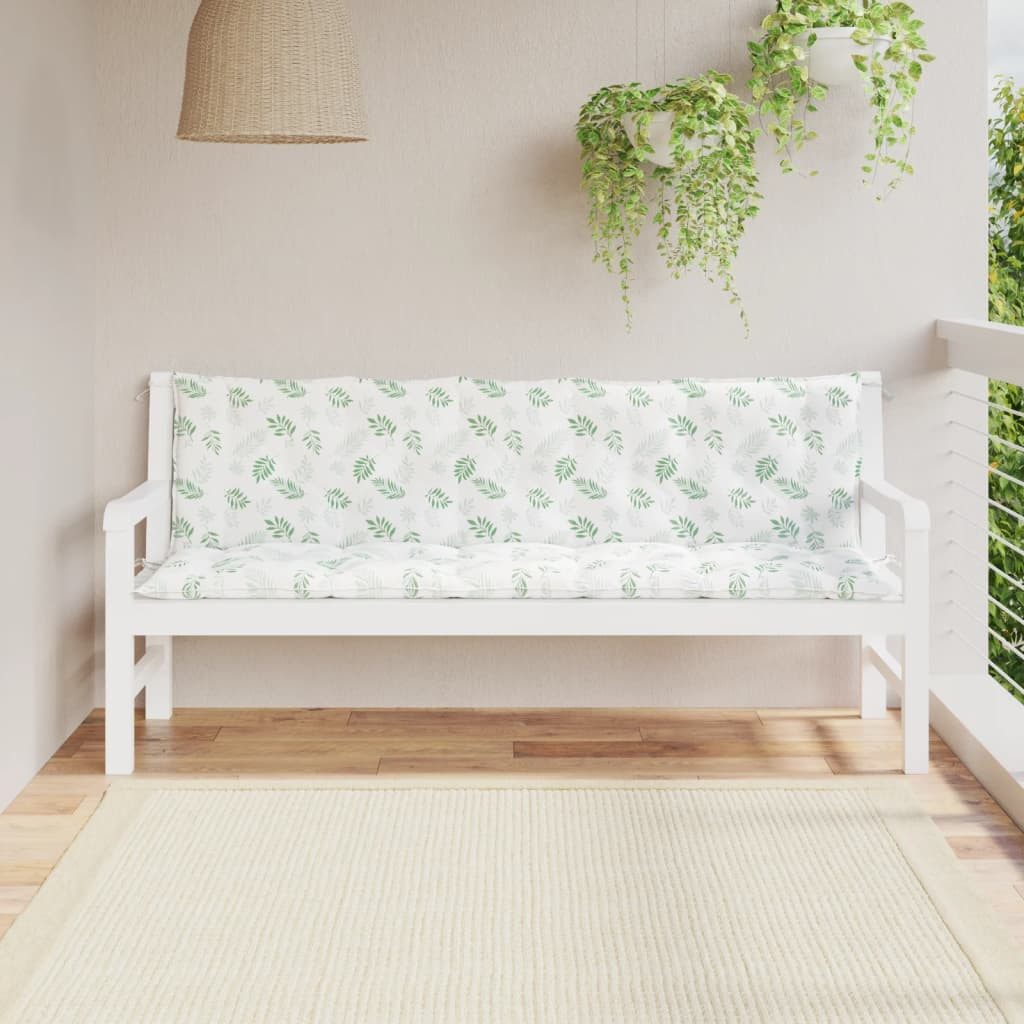 Vellora Bankauflage Gartenbank-Auflagen 2 Stk. Bluttmuster günstig online kaufen