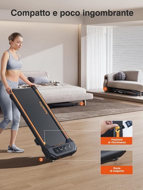 homeTro Laufband (Walking Pad für Zuhause - Laufbänder Untertisch Laufgerät Elektrisch), mit Fernbedienung Trainingsgerät Heim-Fitnessgerät