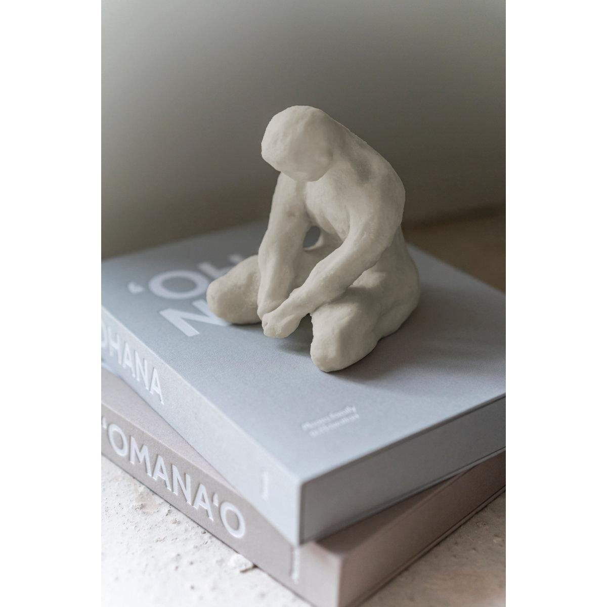 Mette Ditmer Skulptur Skulptur Art Off-White Man Piece Meditating