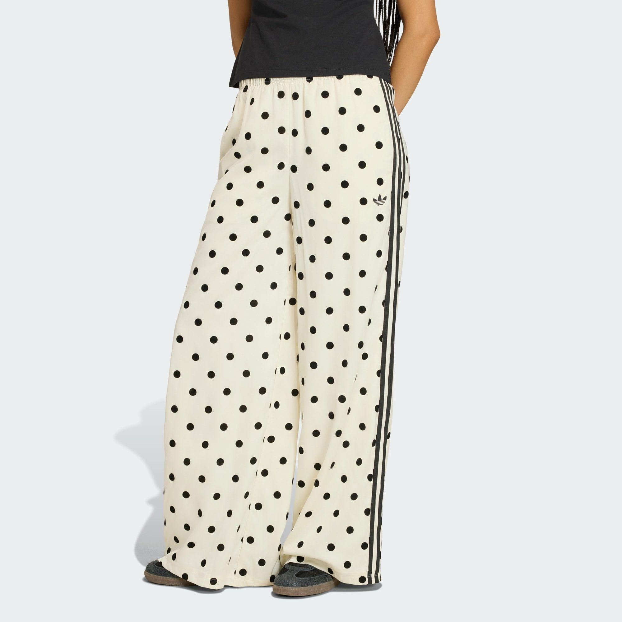 adidas Originals Jogginghose SATIN POLKA DOTS HOSE MIT WEITEM BEIN (1-tlg)