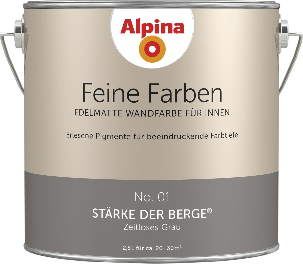 Alpina Wandfarbe Alpina Feine Farben Wandfarbe No. 01 Stärke der