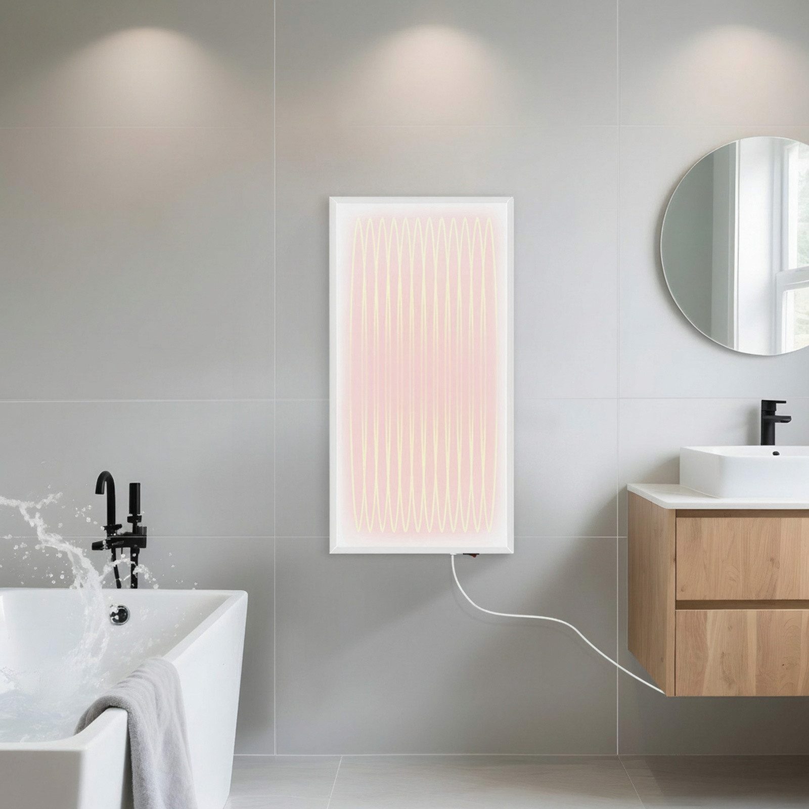 Nettlife Infrarotheizung Energiesparend Infrarot Wandheizung 170/290W mit Ü günstig online kaufen