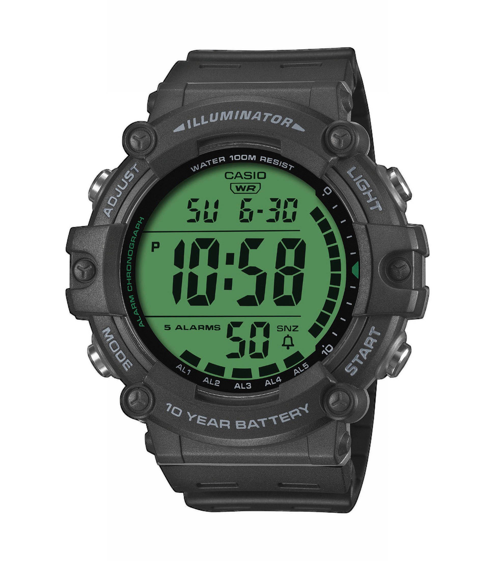 CASIO TIMELESS COLLECTION Chronograph AE-1500WHC-1AVEF, Quarzuhr, Armbanduhr, Herrenuhr, digital, automatischer Kalender