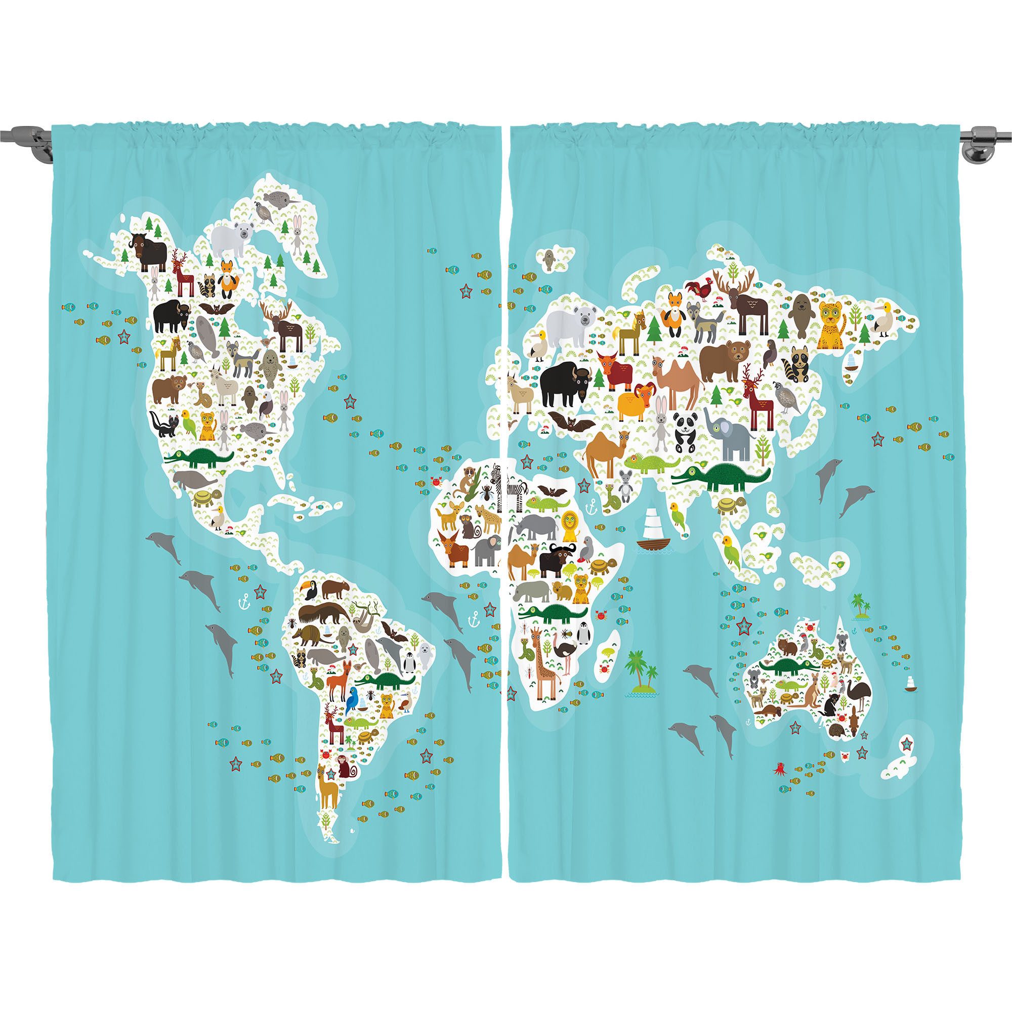 Gardine Schlafzimmer Kräuselband Vorhang mit Schlaufen und Haken