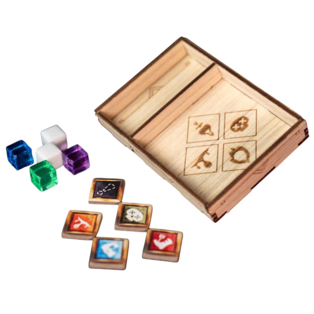 Laserox Spiel Insert Gloomhaven Buttons & Bugs - Organizer