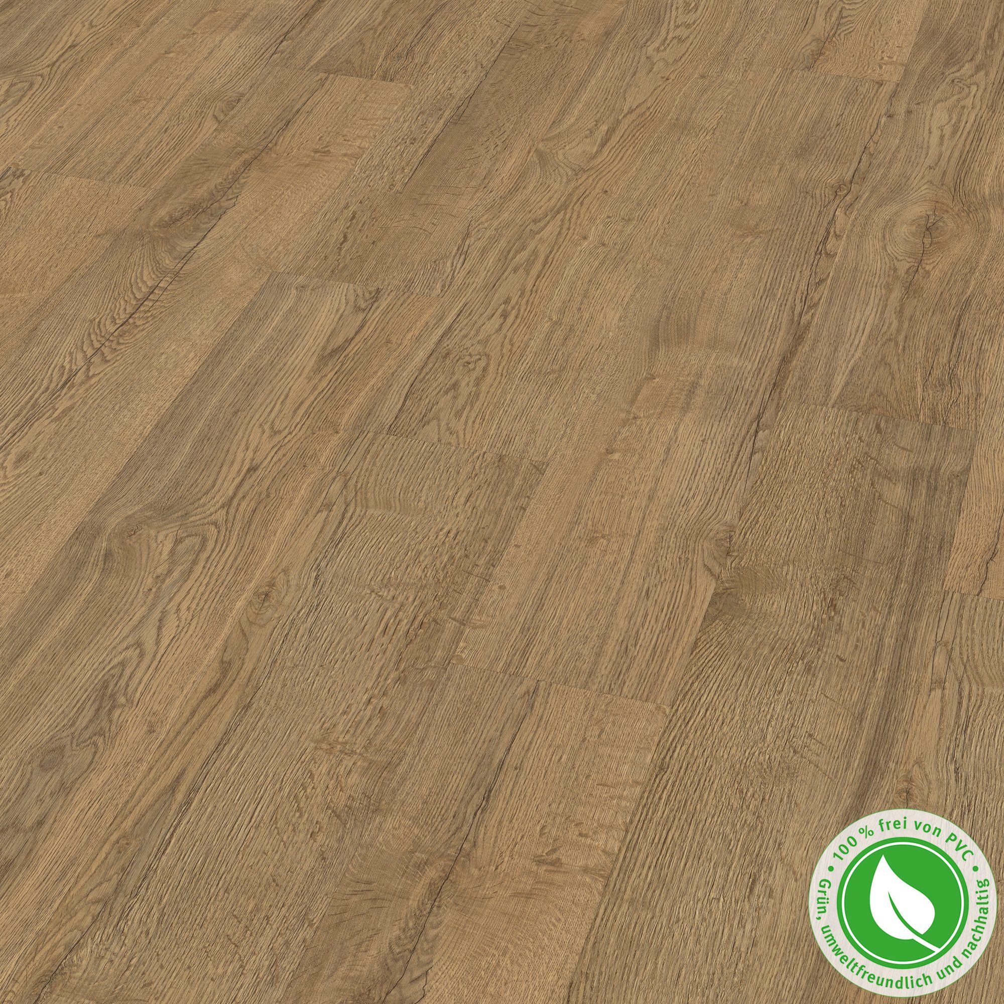 EGGER Designboden GreenTec EHD028 Elva Eiche braun, (7,5mm, 1,995m),Robust & Strapazierfähig