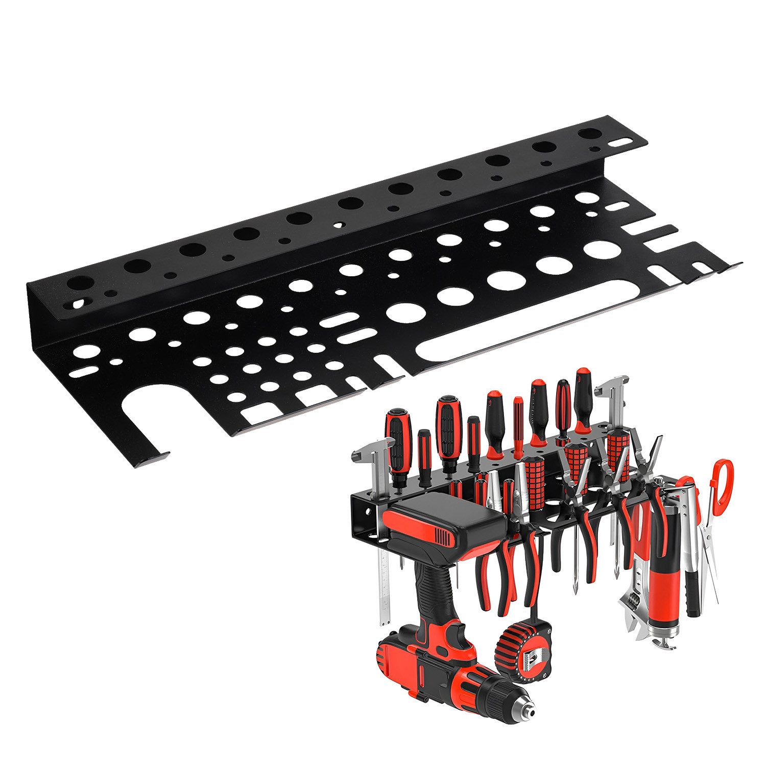 Maclean Werkzeughalter MC-141 Wand-Organizer Werkzeugablage max. 30 kg, 1-tlg.