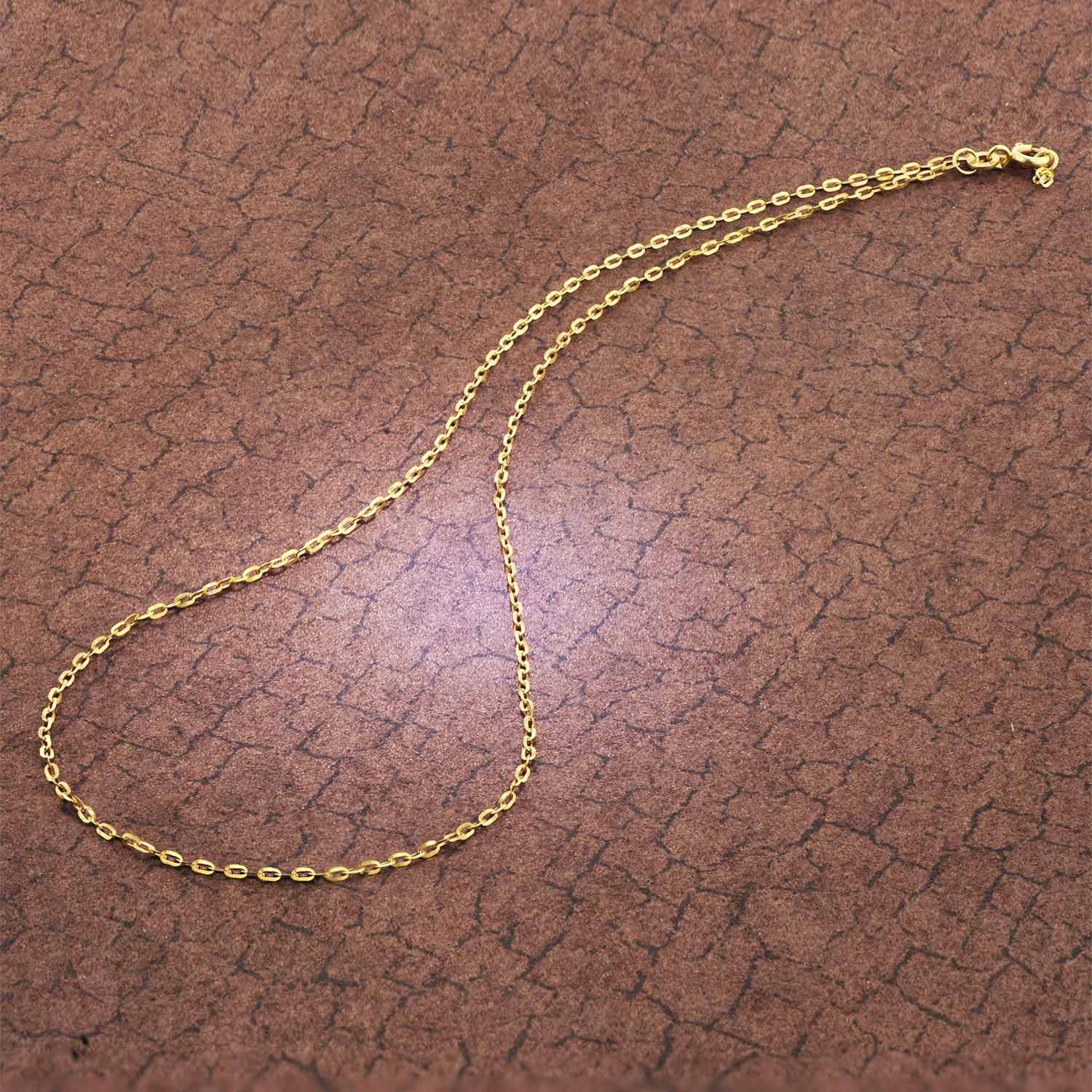 trendor Collier Gold 333/8K Flachanker-Design 1,3 mm Breite günstig online kaufen