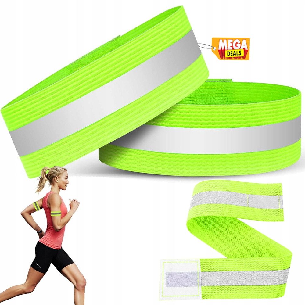 Reflektorband Armband Schnapparmband Reflektionsband Leuchtband Joggen Band