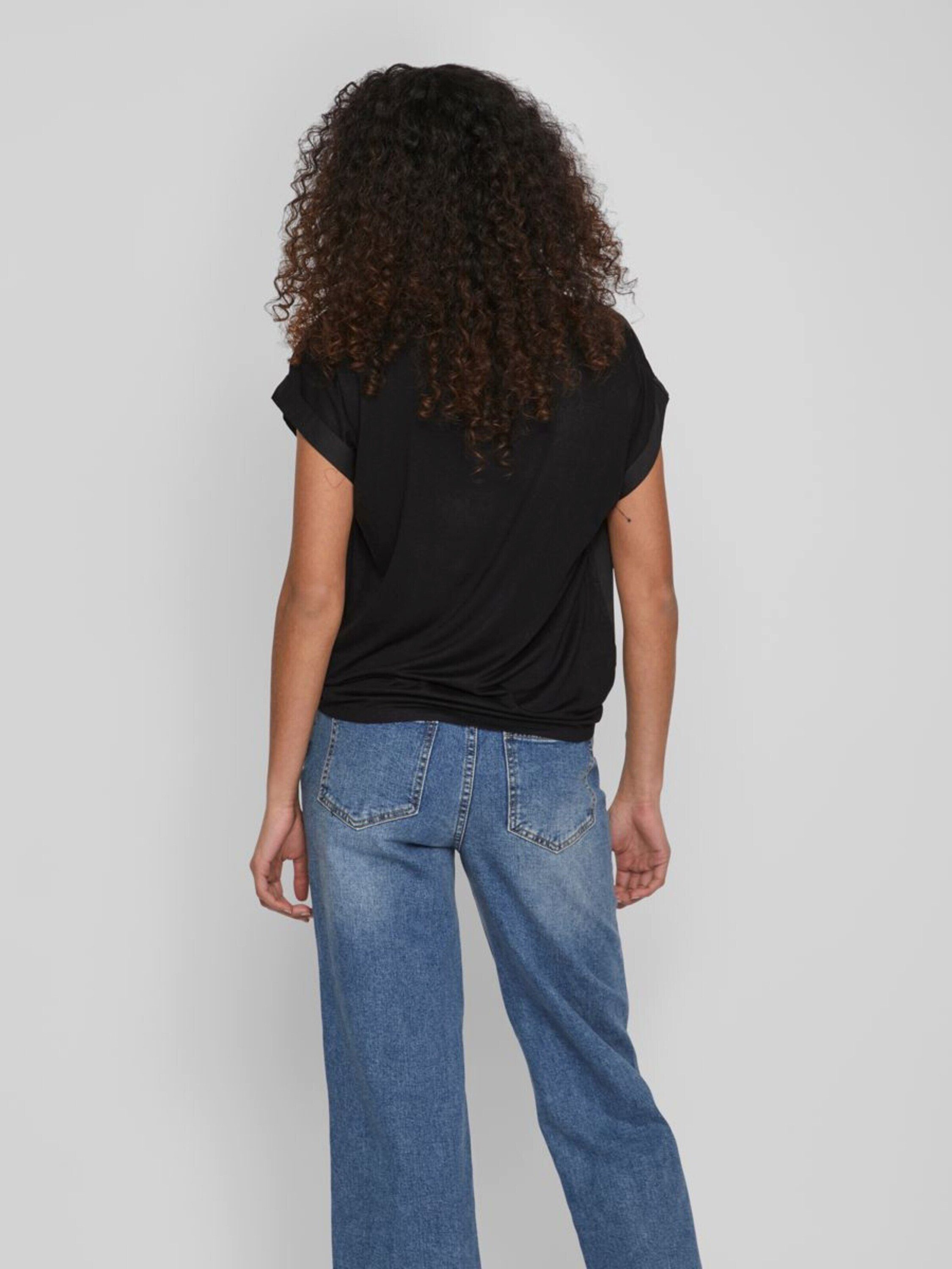 Vila T-Shirt ELLETTE (1-tlg) Plain/ohne Details – Bild 3 von 4