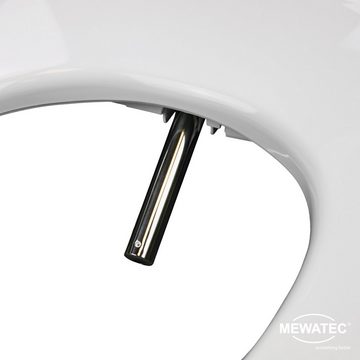 MEWATEC Dusch-WC-Sitz E800, - Umfangreiches Dusch-WC + 1 Kalkschutzfilter gratis!