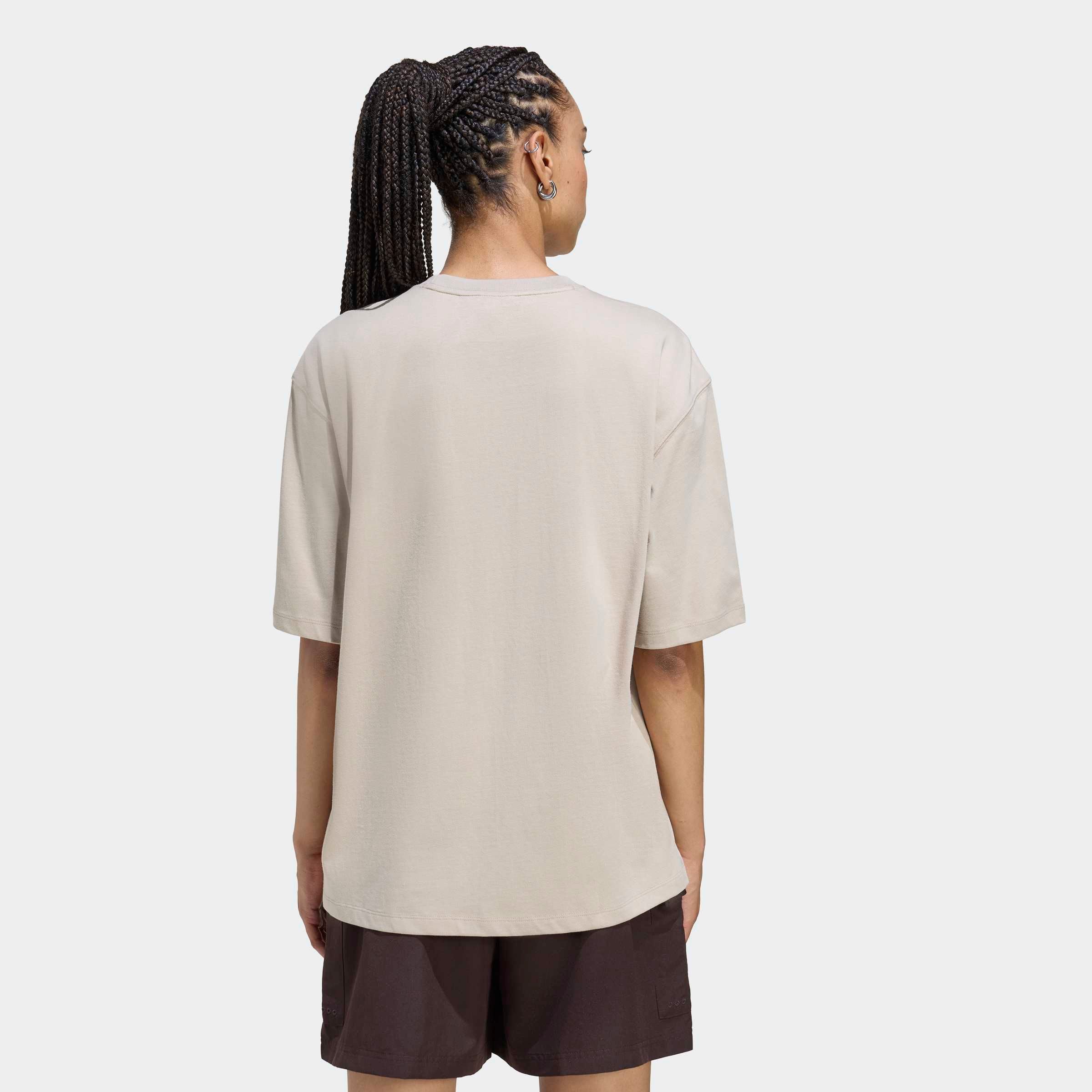 adidas Originals T-Shirt ESS BOYFR TEE sportlicher Stil, Kurzarm, aus Baumwolljersey
