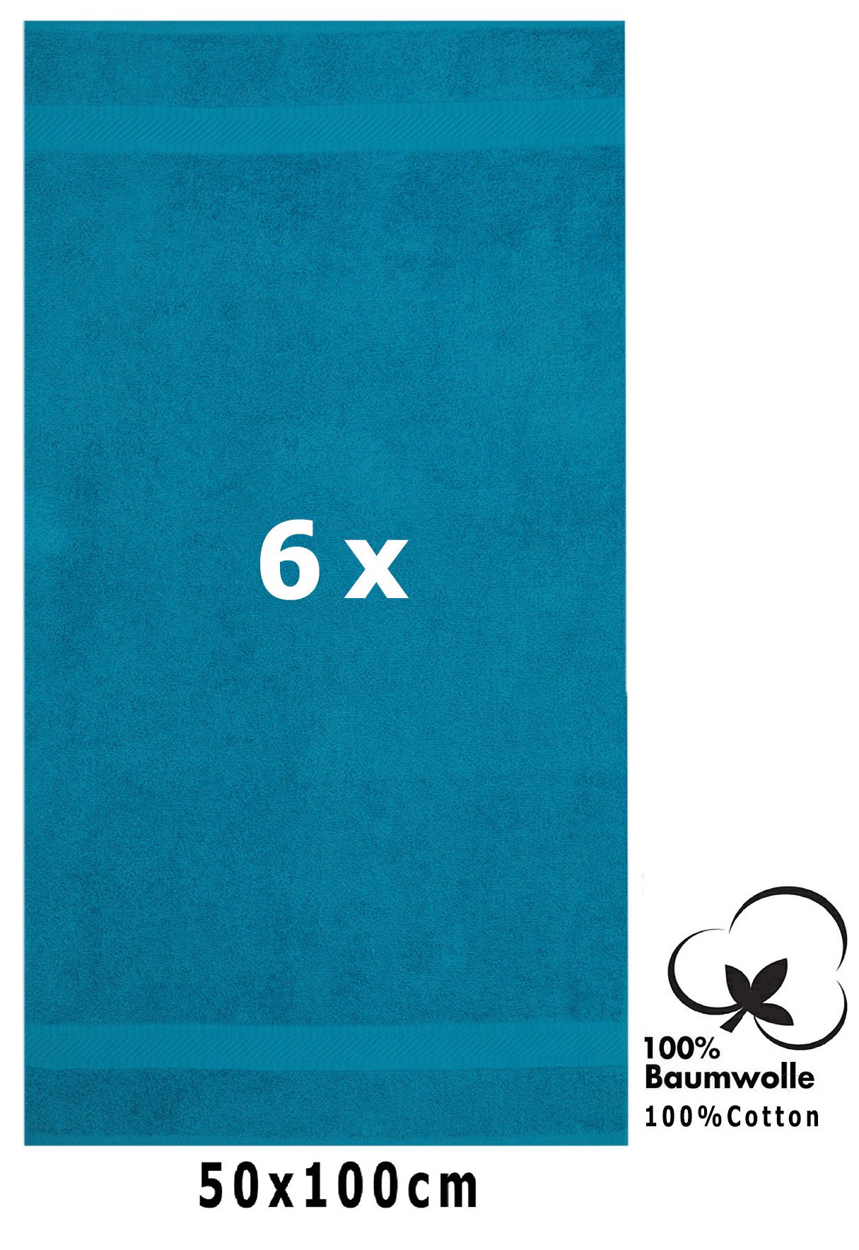 Betz Handtücher 6 Stück PALERMO Handtuch-Set, 100% Baumwolle günstig online kaufen