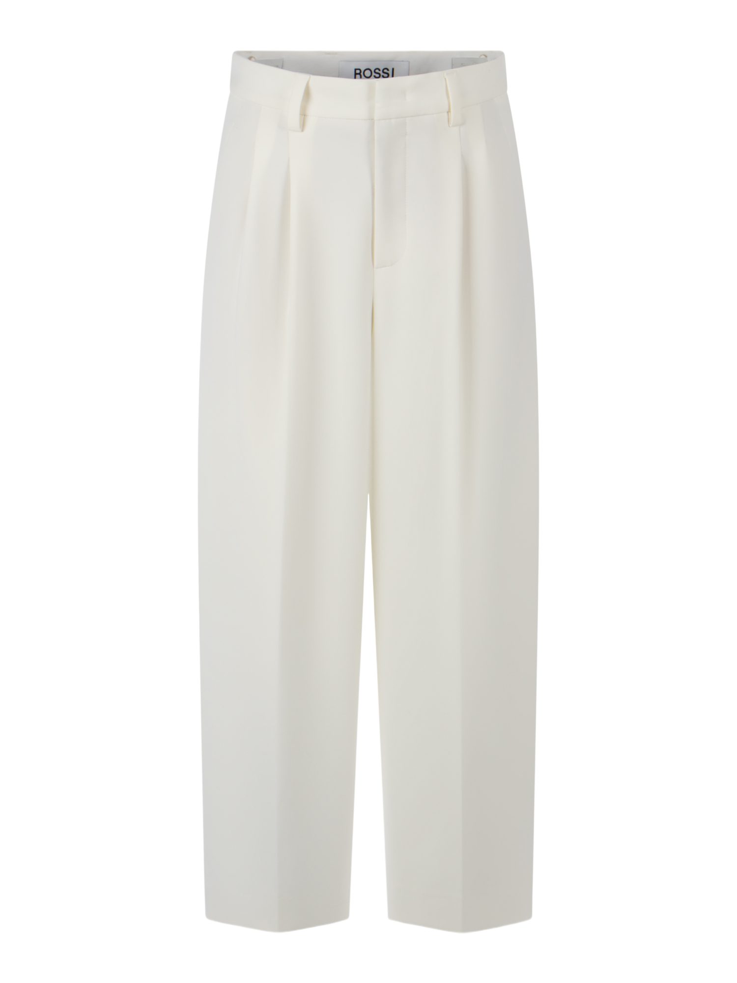 Raffaello Rossi Stoffhose weiß,Business,Polyester,Unifarben,Regular Fit,Mittel
