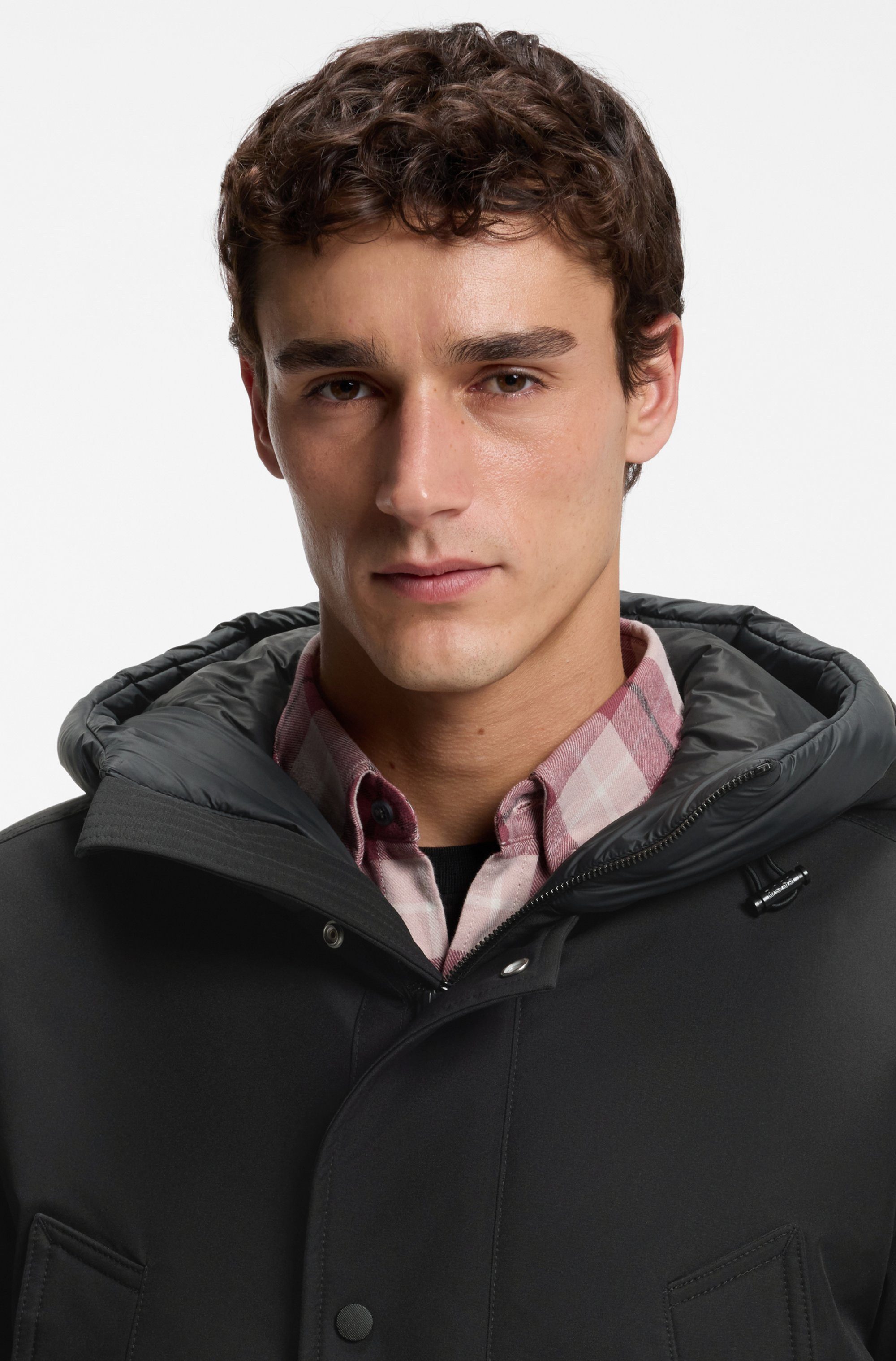 BOSS ORANGE Parka Osiass1 im Relaxed Fit, wasserabweisend