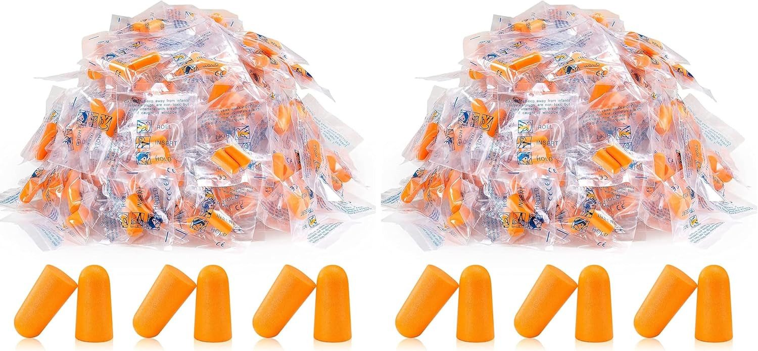 Gehörschutzstöpsel 100er Pack Gehörschutzstöpsel NRR 29 dB Arbeitsschutz Ohrstöpsel