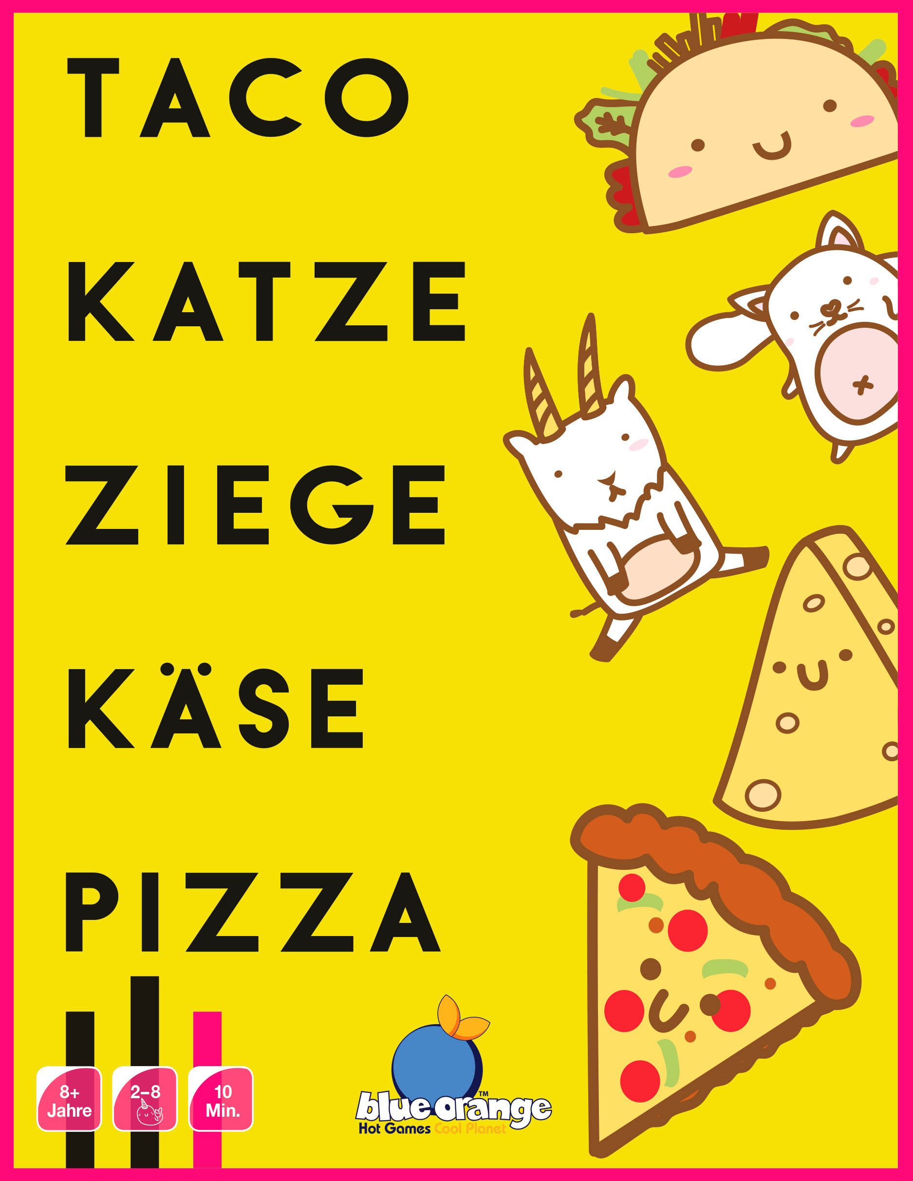 Spiel Taco Katze Ziege Käse Pizza