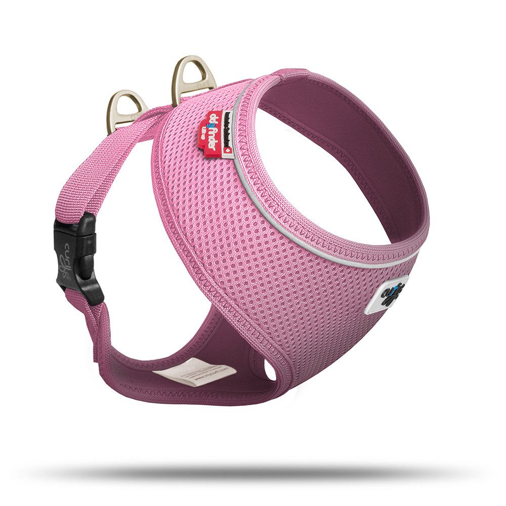 Curli Hunde-Geschirr Basic Geschirr Air-Mesh pink günstig online kaufen
