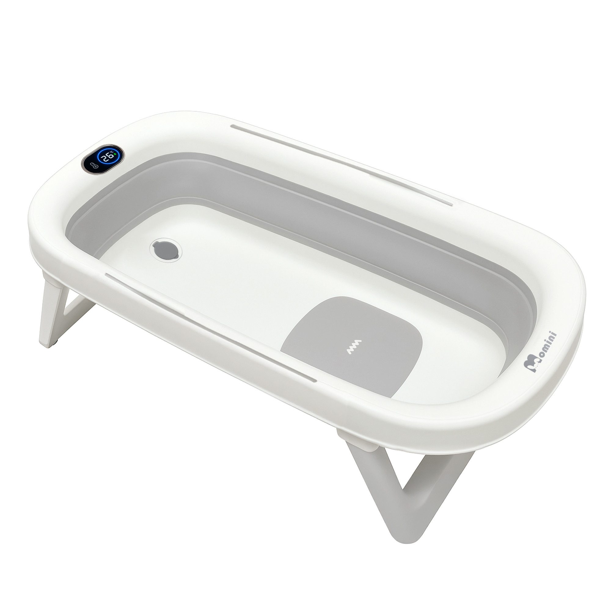 MOMINI Babybadewanne MOMINI BelloBath Badewanne mit Thermometer