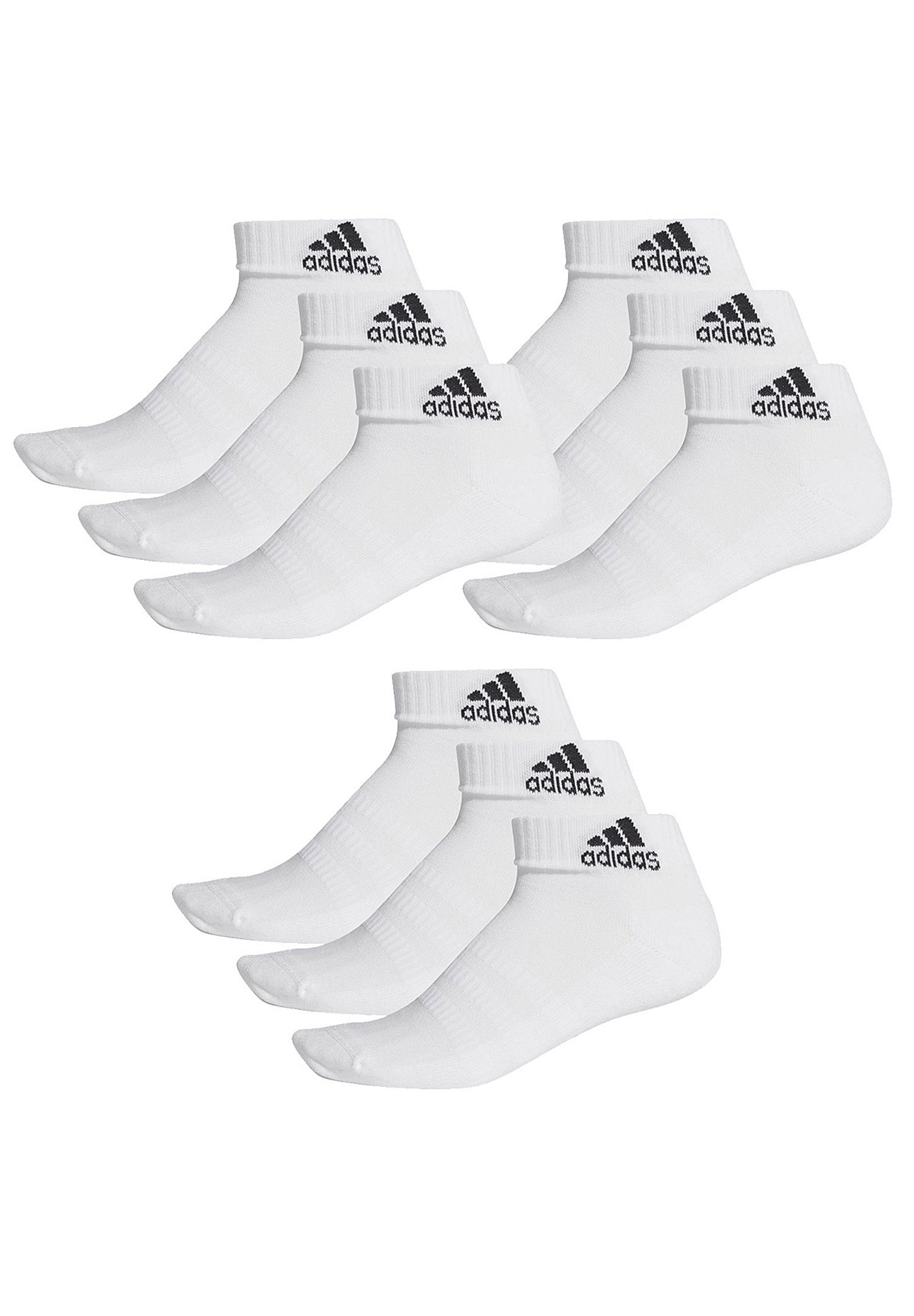 Kurzsocken 9 Performance adidas White (9-Paar) Socken Ankle Paar