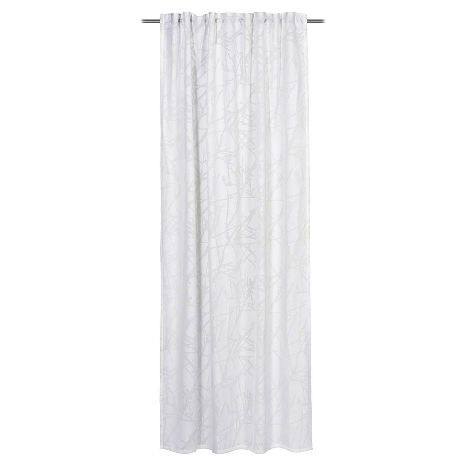 Gözze Vorhang RIVA, Weiß, verdeckte Schlaufen, (1 St), verdeckte Schlaufen, halbtransparent, Polyester, 140 x 245 cm