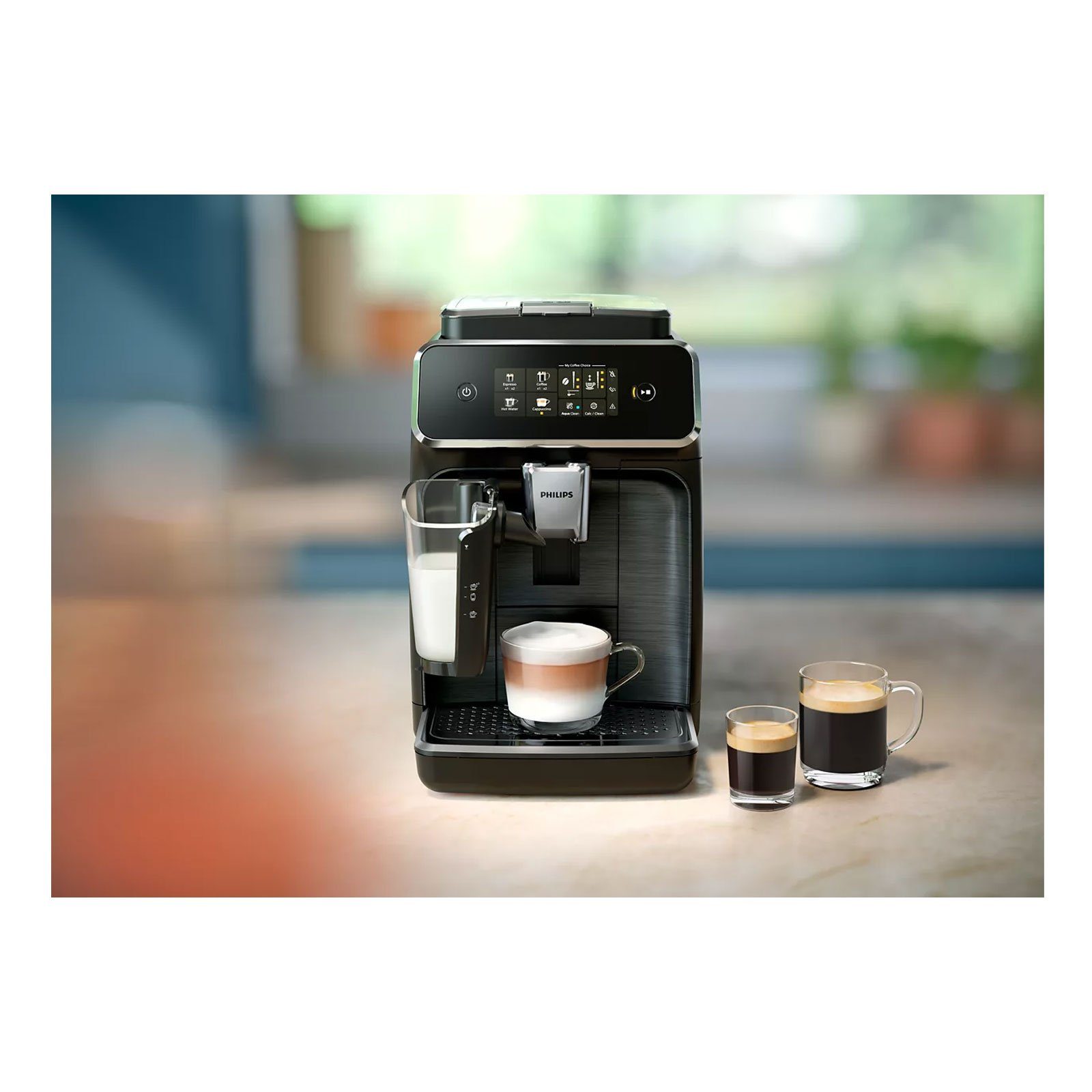 Philips Kaffeevollautomat Kaffeevollautomat Reinigung, System, Brühgruppe EP2339/40 leichte herausnehmbar LatteGo 2300, Series