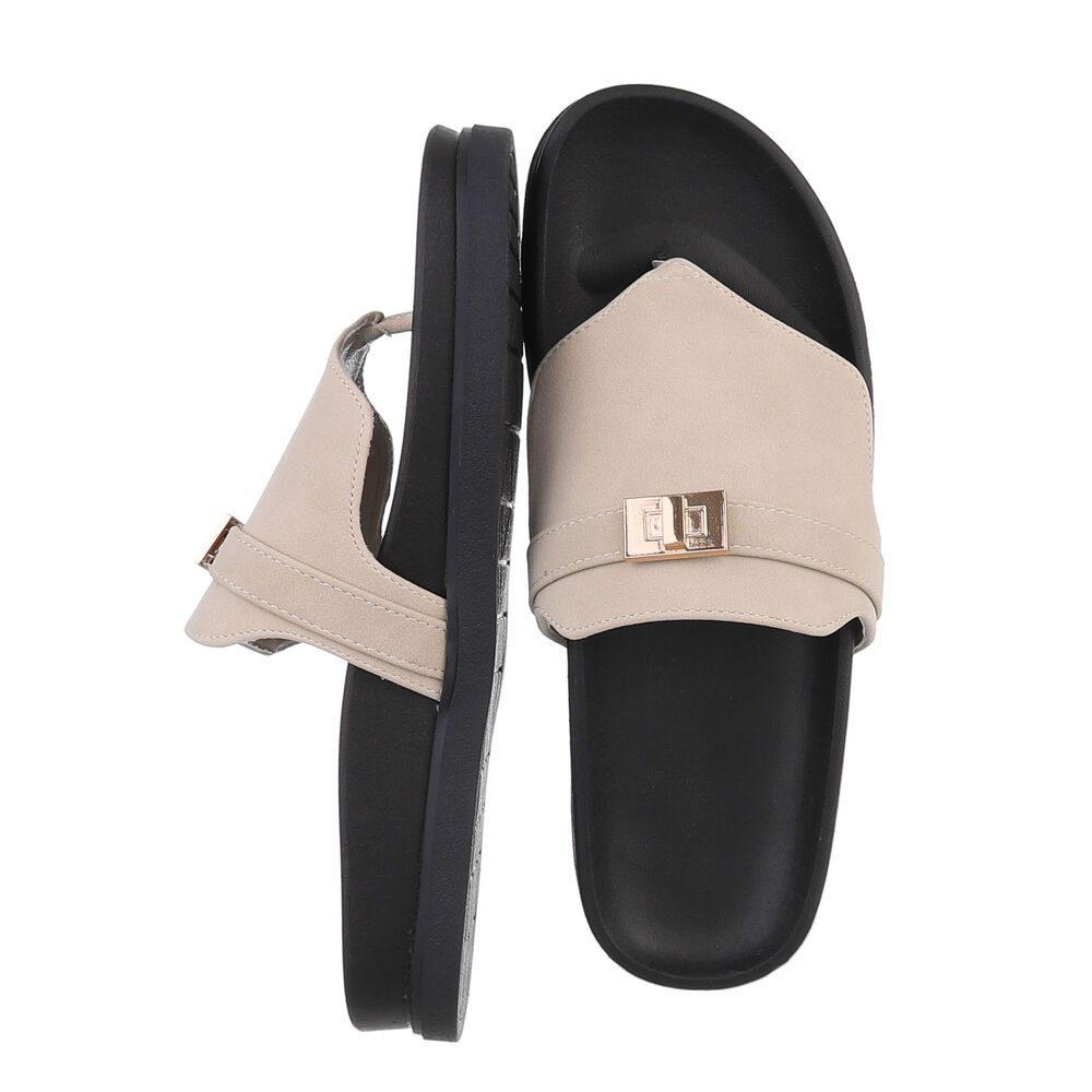 Ital-Design Damen Mules Freizeit Pantolette (86706373) Flach Pantoletten in günstig online kaufen