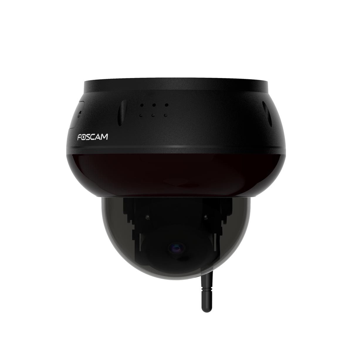 Foscam Überwachungskamera D8T 4K 8 MP WLAN Dome Kamera (mit motorisierter PT-Funktion, Bis zu 20 Meter IR-Nachtsicht, KI-Personen- und Fahrzeugerkennung, IK10 Vandalismus-Schutz)