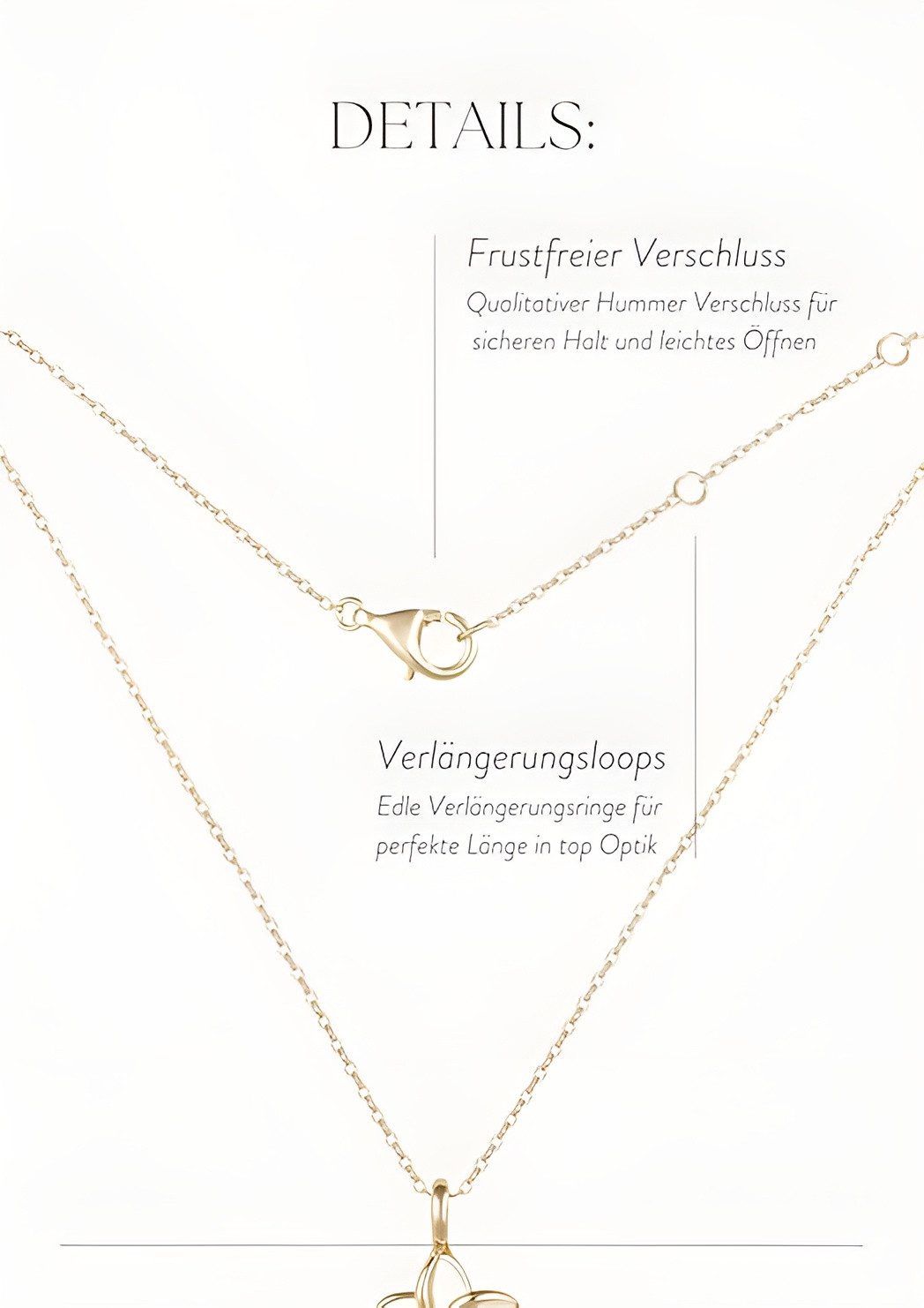 Einzelstück Kette mit Anhänger Halskette Frangipani mit Monoi Anhänger
