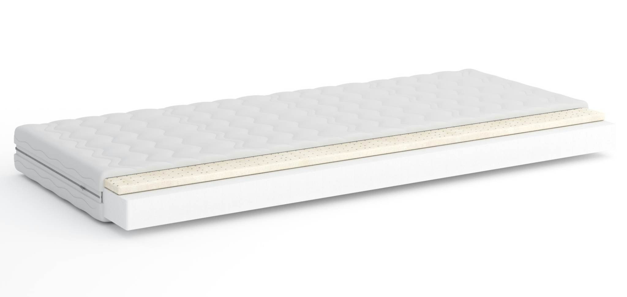 Kaltschaummatratze Kaltschaum-Matratze mit LATEX Kindermatratze H2,5 Höhe 1 günstig online kaufen