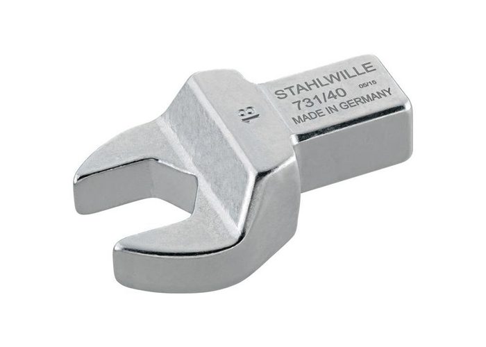 Stahlwille Ausstechform Mauleinsteckwerkzeug 731/40 19 Schlüsselweite 19 mm 14 x 18 mm Chrom-Alloy-Stahl