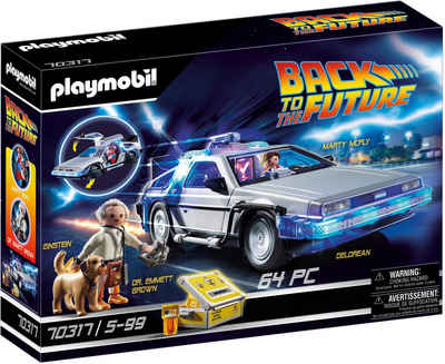 Playmobil® Konstruktions-Spielset »Back to the Future DeLorean (70317),Playmobil Back to the Future«, (64 St), Made in Germany