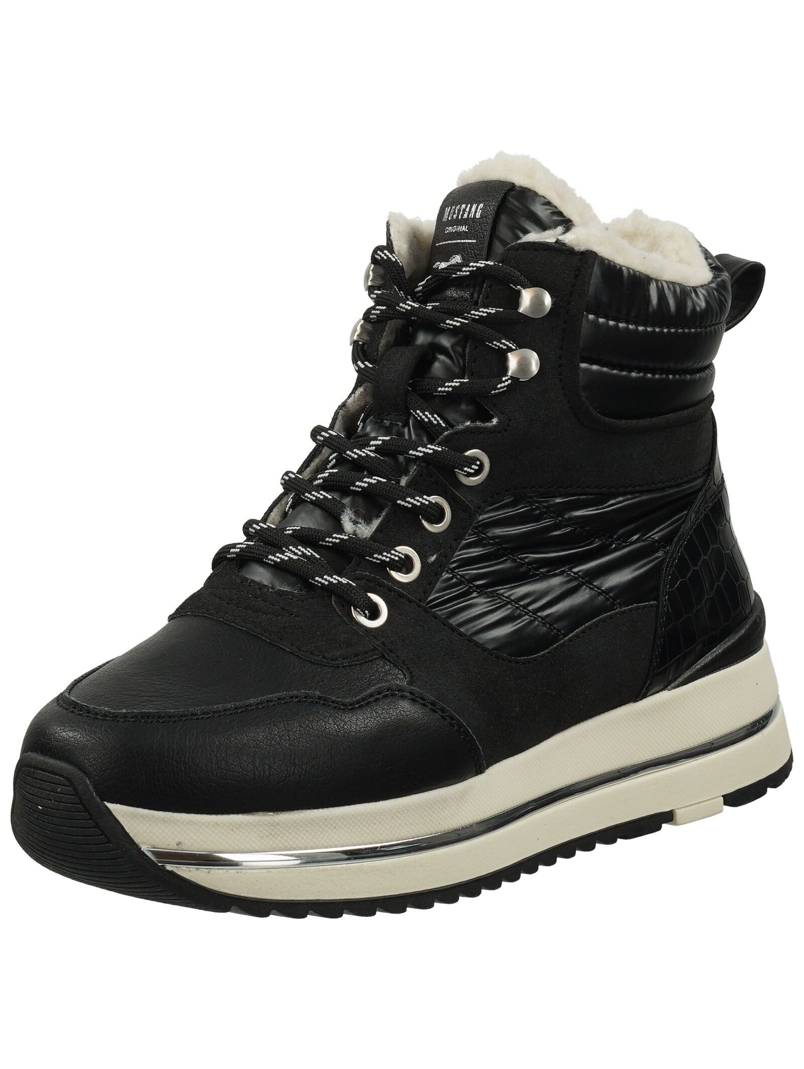 Mustang Shoes Mustang Shoes Stiefelette Lederimitat/Textil günstig online kaufen
