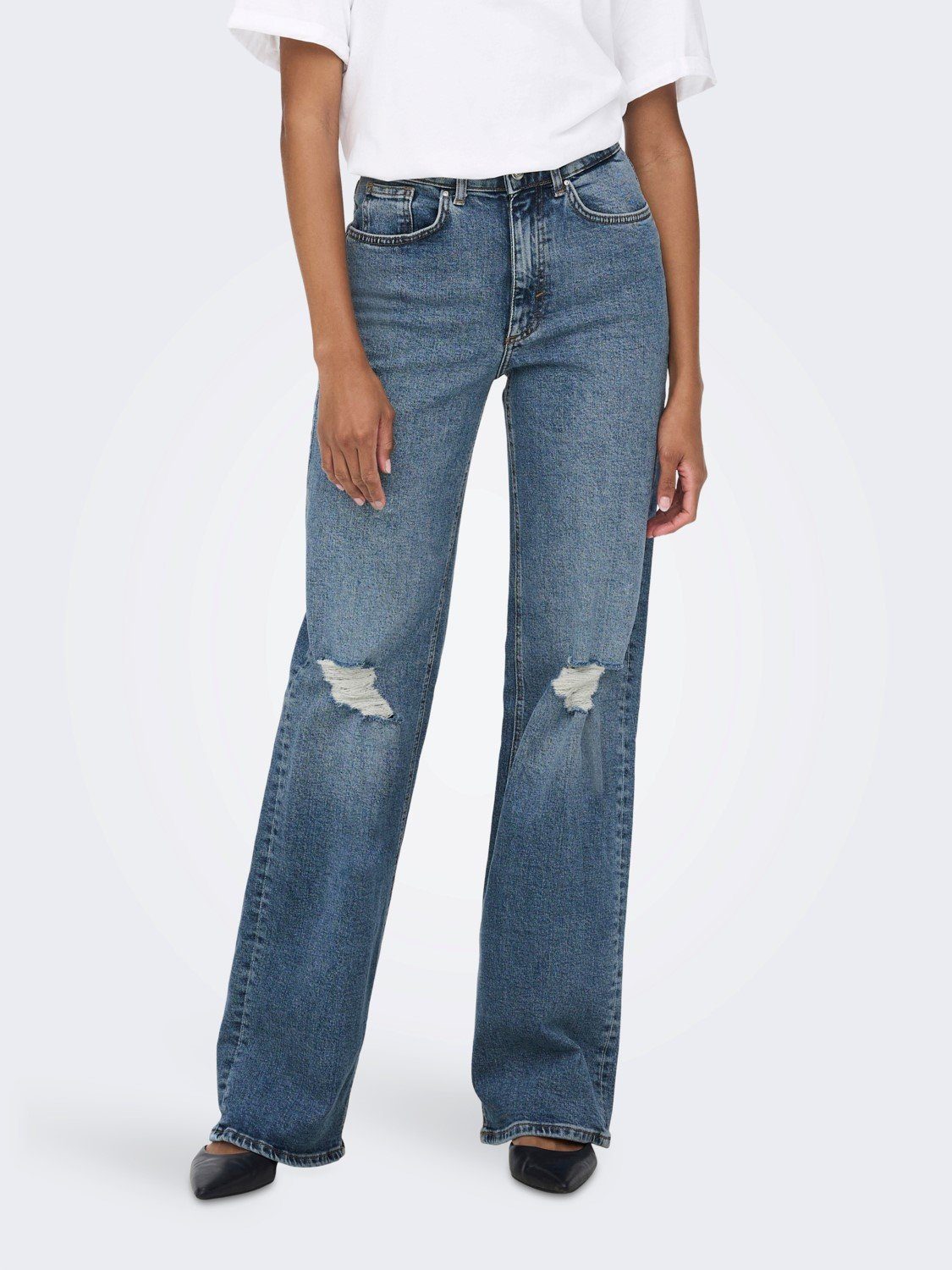 ONLY Schlagjeans ONLJUICY HW WIDE LEG günstig online kaufen