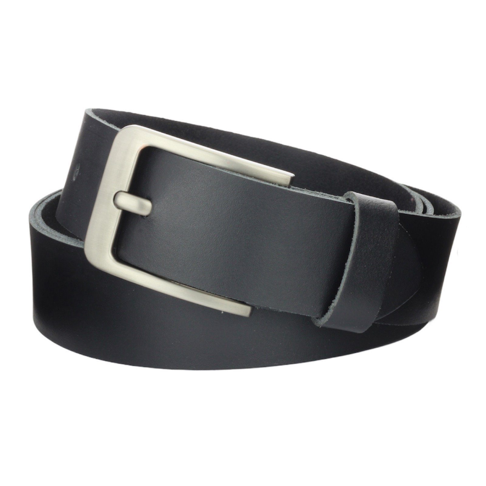 Manza Ledergürtel Gürtel Ledergürtel 4cm breit Echt Leder Jeansgürtel Unisex Kürzbar