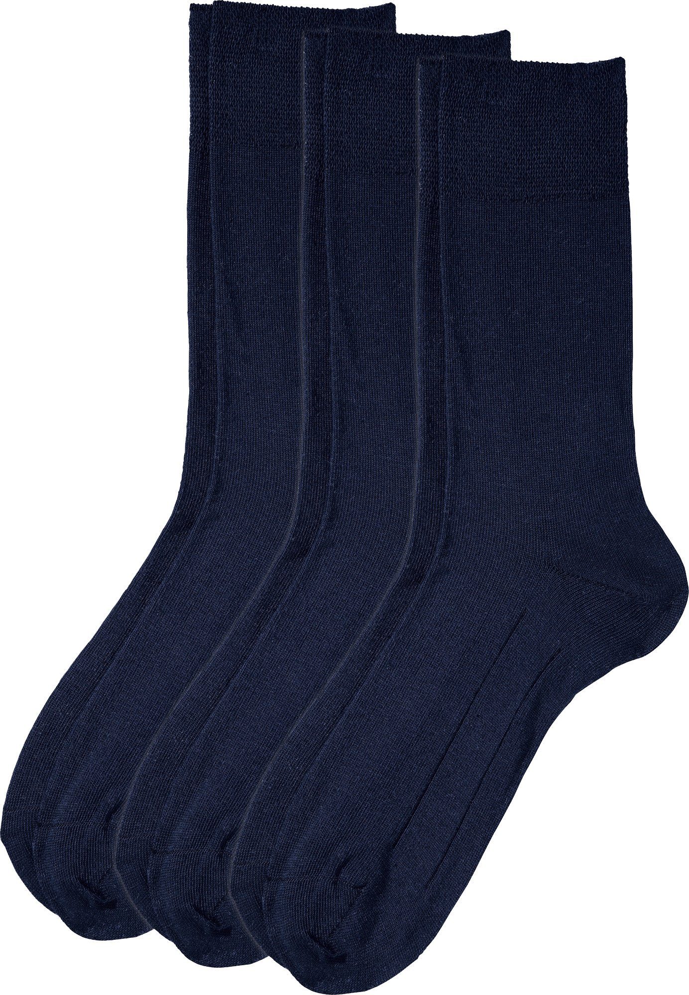 Erwin Müller Socken Unisex-Socken 3 Paar Uni günstig online kaufen