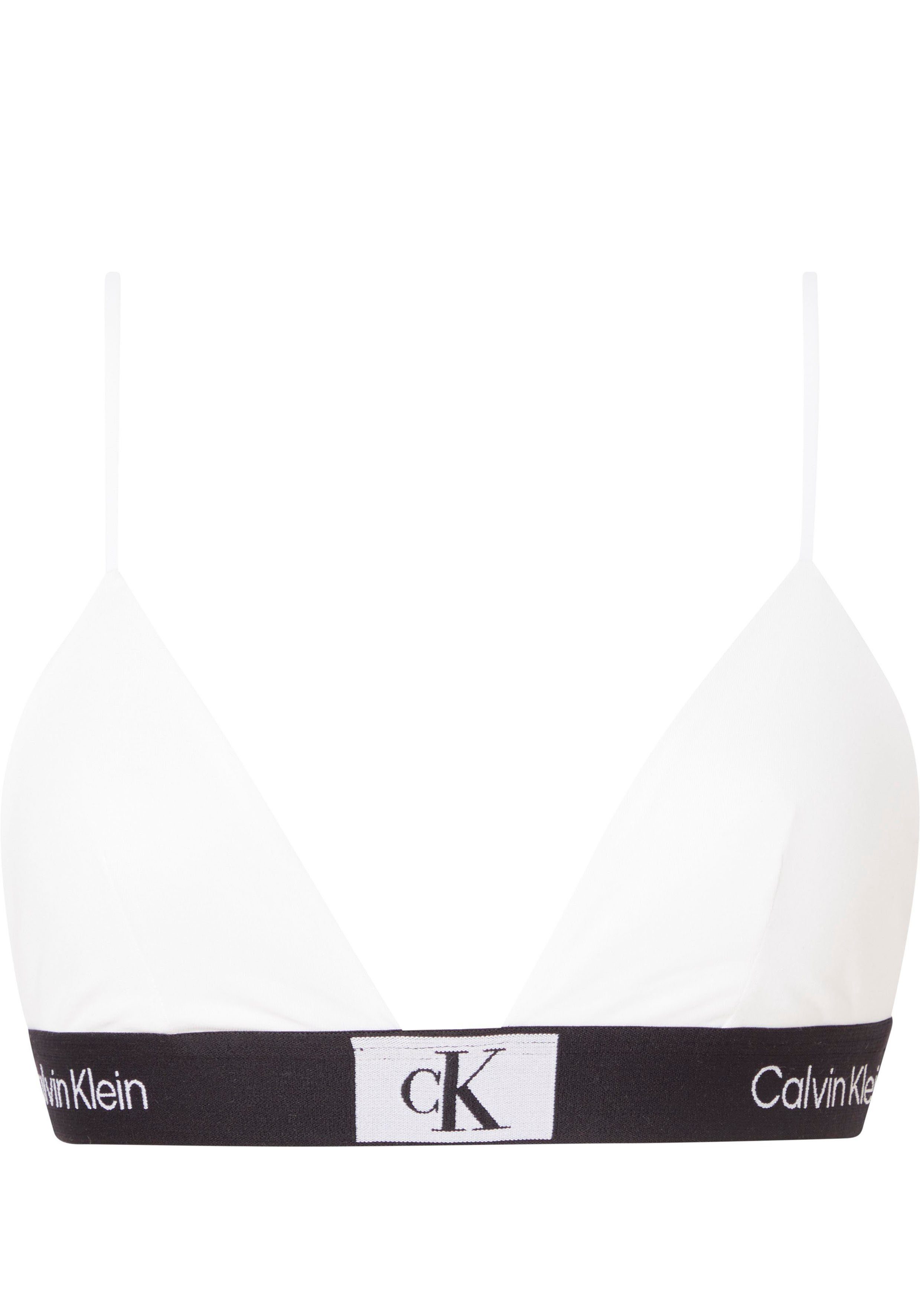 Calvin Klein Underwear Bralette-BH UNLINED TRIANGLE mit klassischem  CK-Logobund