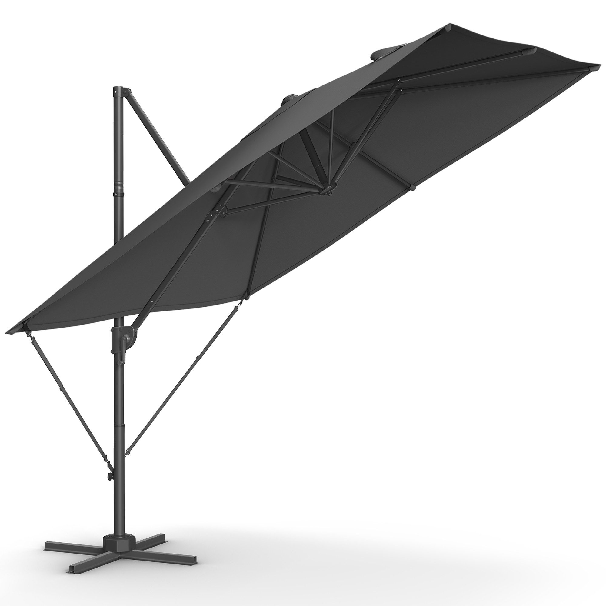 SONGMICS Sonnenschirm, LxB: 270,00x270,00 cm, Ampelschirm, günstig online kaufen