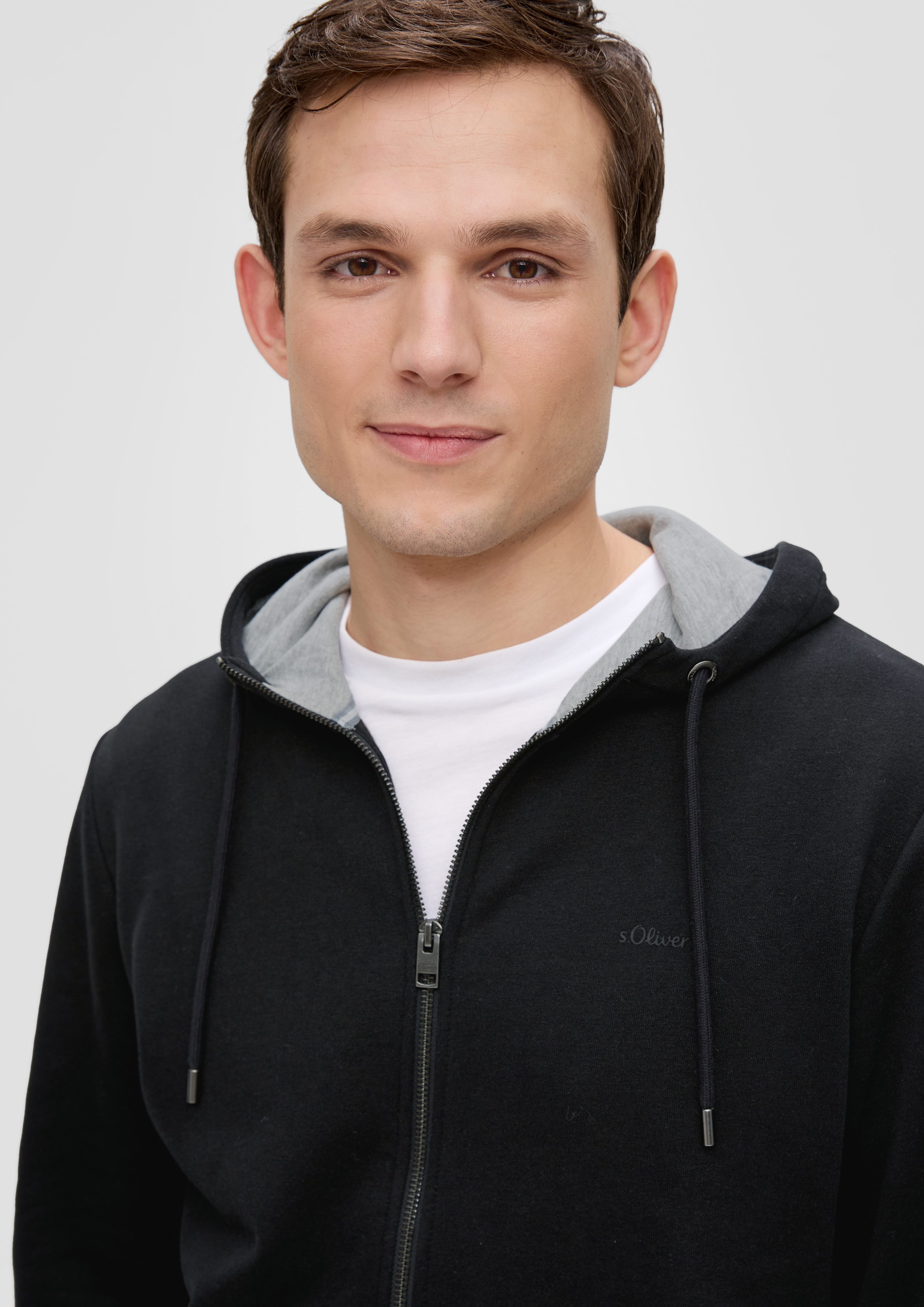s.Oliver Allwetterjacke Sweatshirt-Jacke mit Kapuze und günstig online kaufen