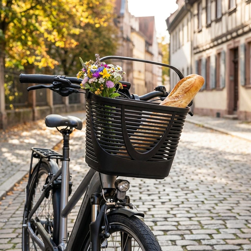 KlickFix Fahrradkorb KLICKfix Fahrradkorb Lamello Mini - Lenkerkorb aus Polypropylen - 12 L – Bild 2 von 2