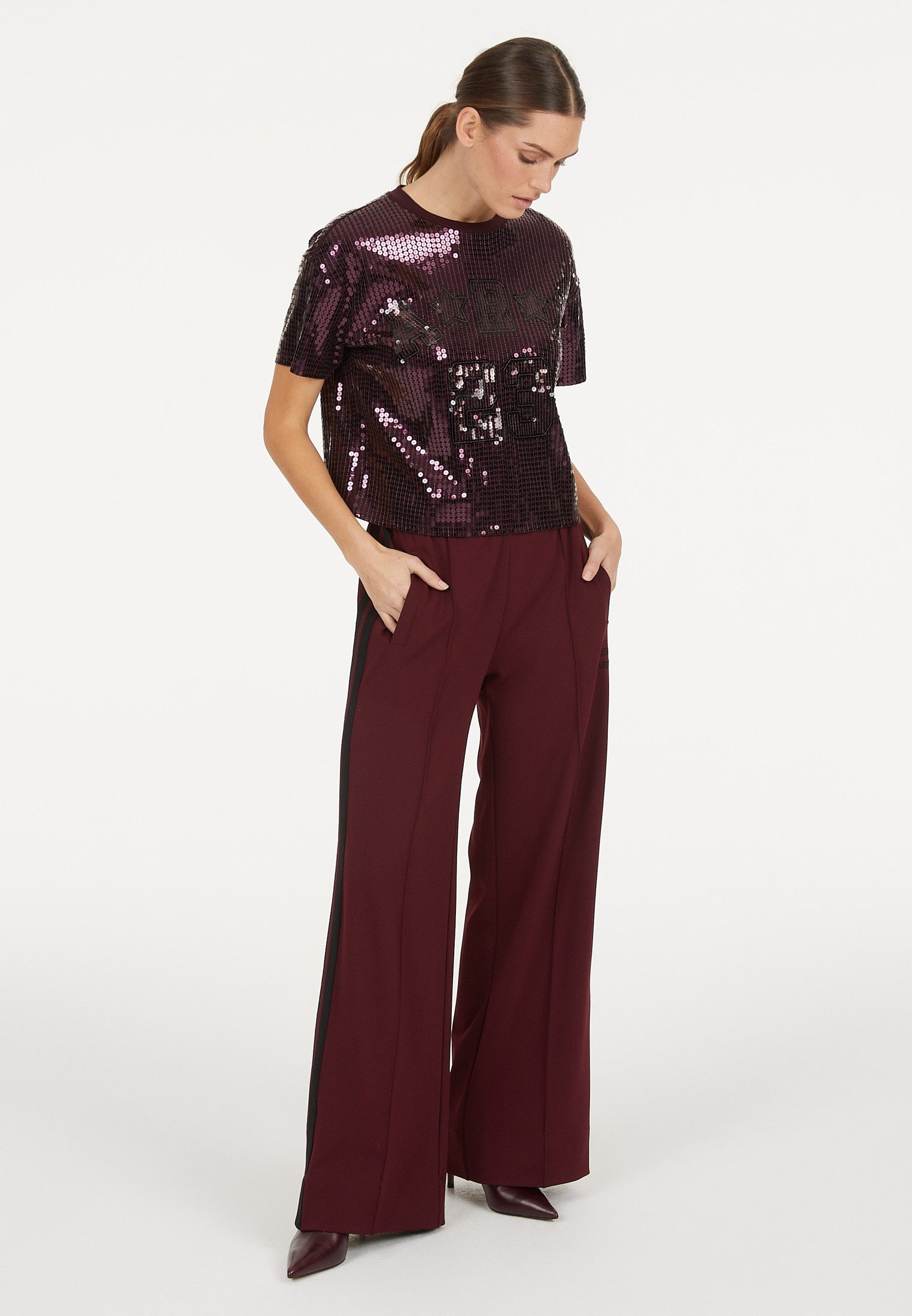 MARC AUREL Shirtbluse im College Look
