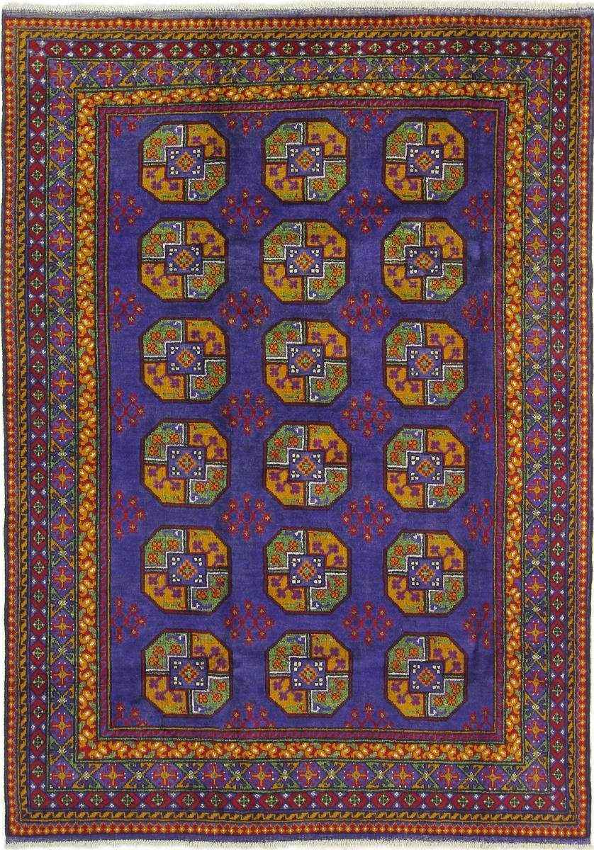 Orientteppich Afghan Akhche 174x247 Handgeknüpfter Orientteppich, Nain Trading, rechteckig, Höhe: 6 mm