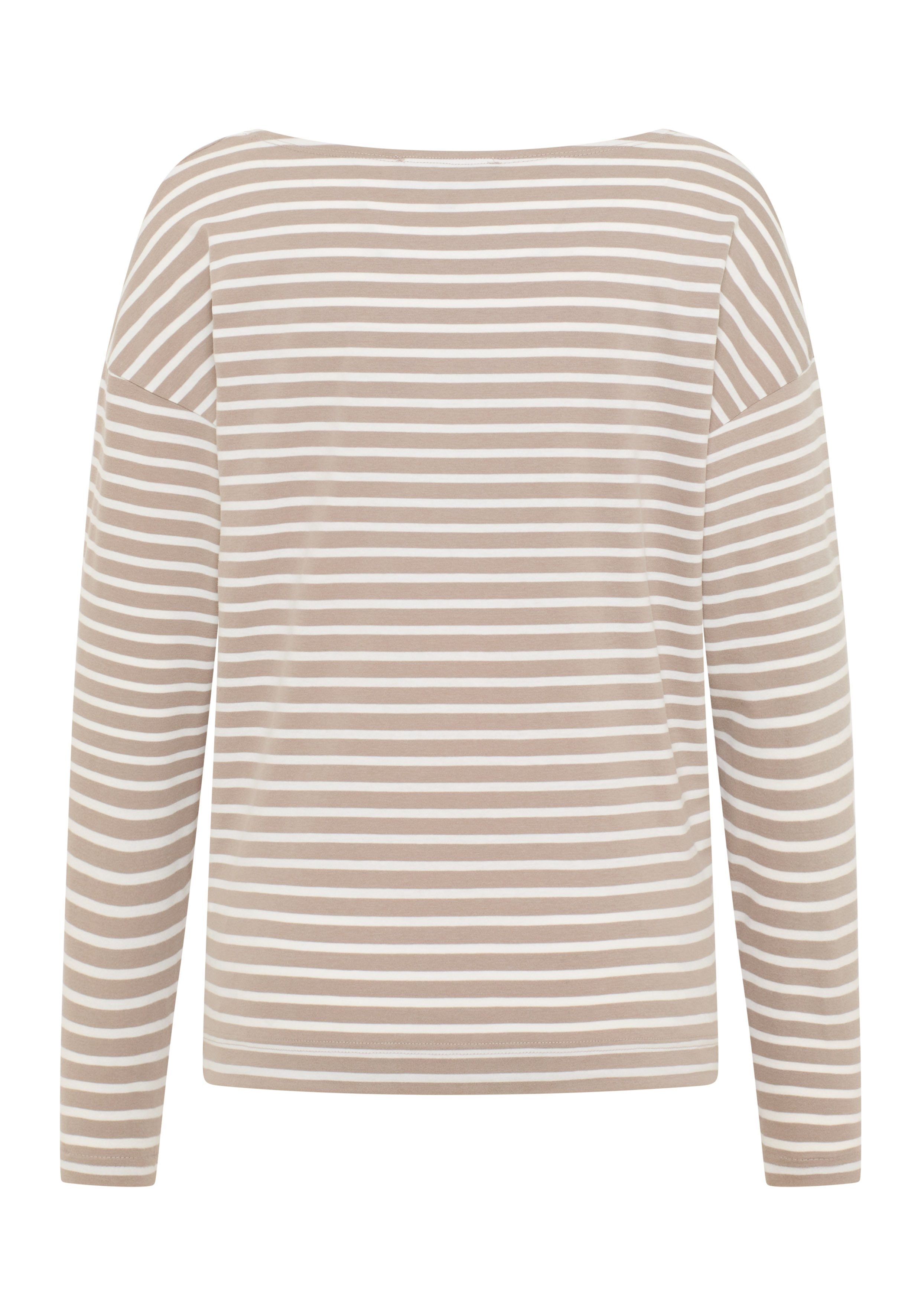 Elbsand Langarmshirt Tooske Bootsausschnitt, locker geschnitten günstig online kaufen